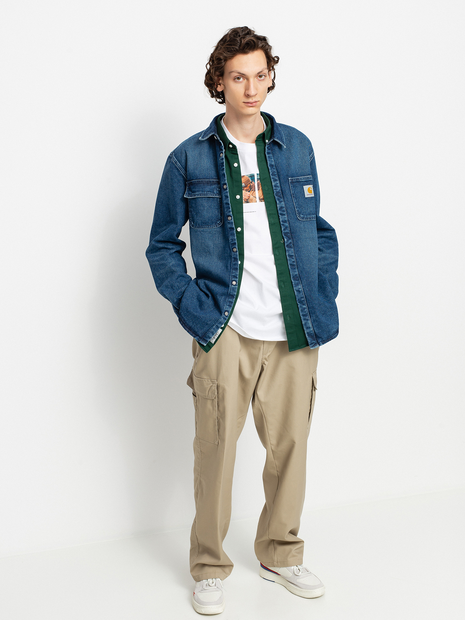 T-shirt Carhartt WIP Backyard (white)