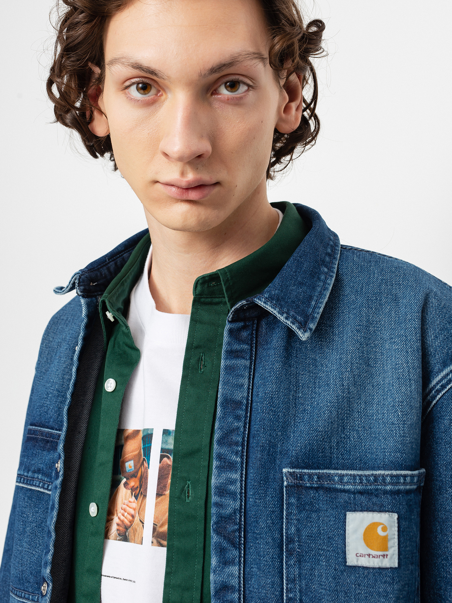 T-shirt Carhartt WIP Backyard (white)