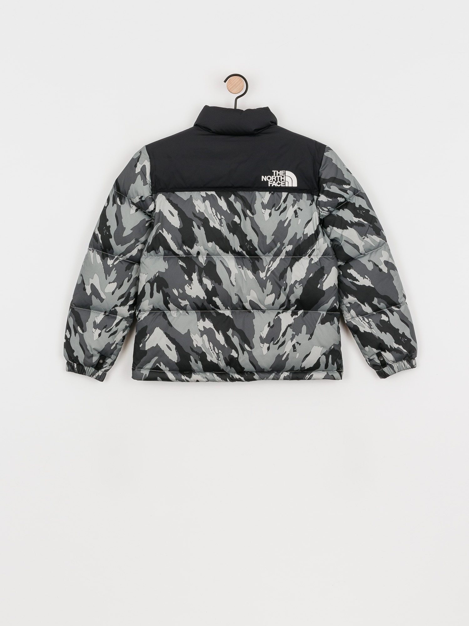 Kurtka The North Face Youth 1996 Retro Nuptse (camouflage grigio)