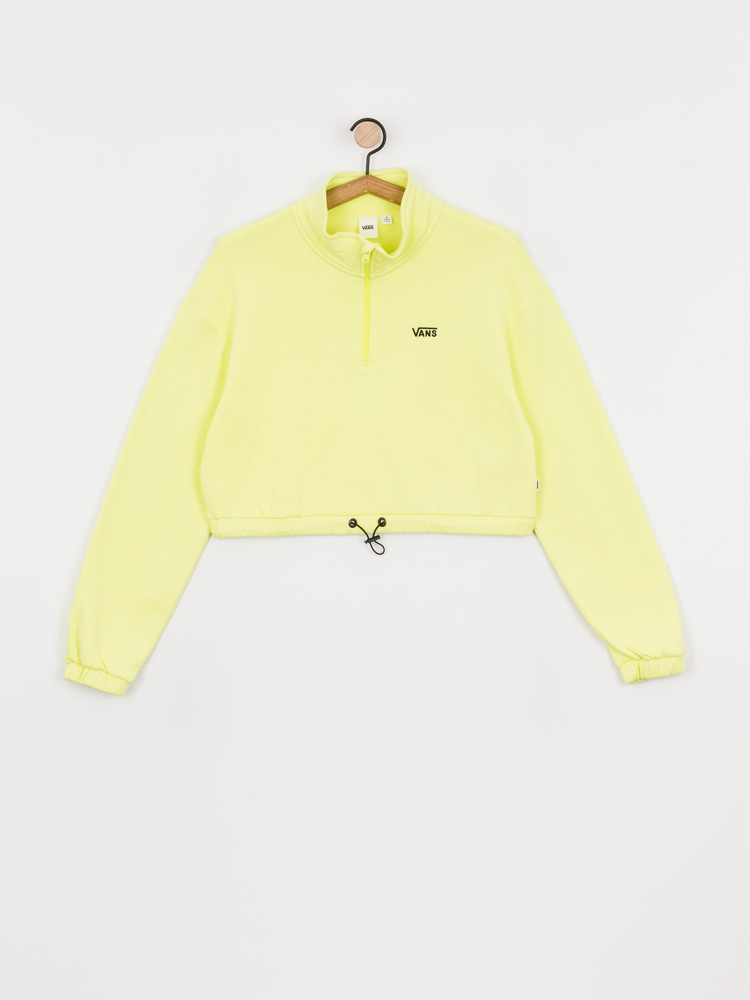 Bluza Vans Left Chest Half Zip Wmn (sunny lime)