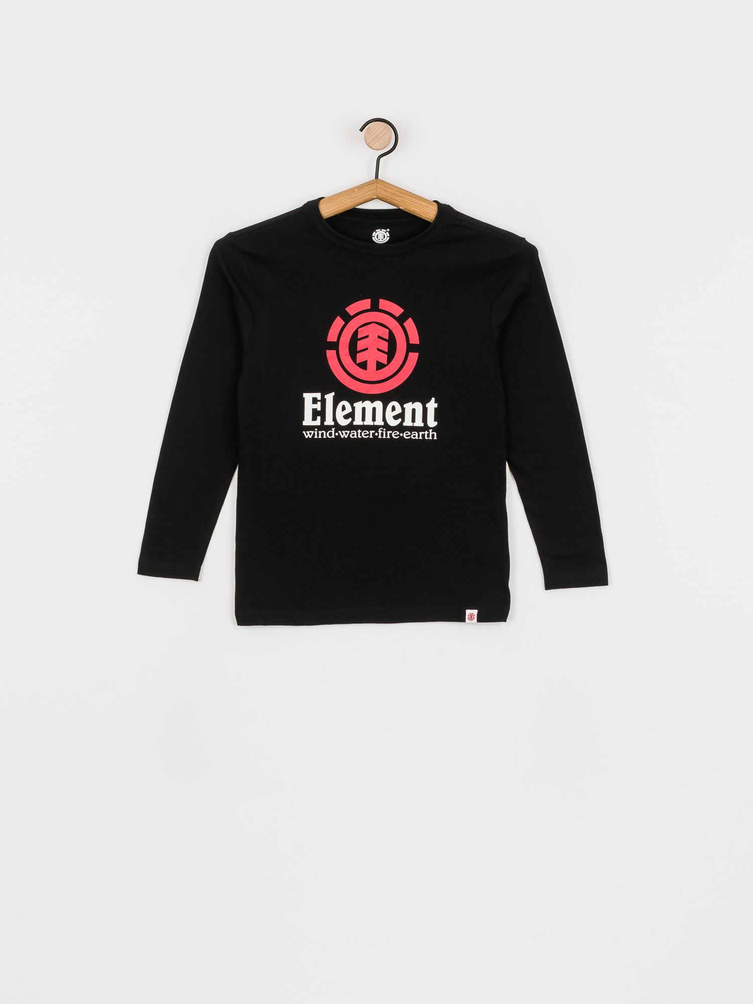 Longsleeve Element Vertical Boy JR (flint black)