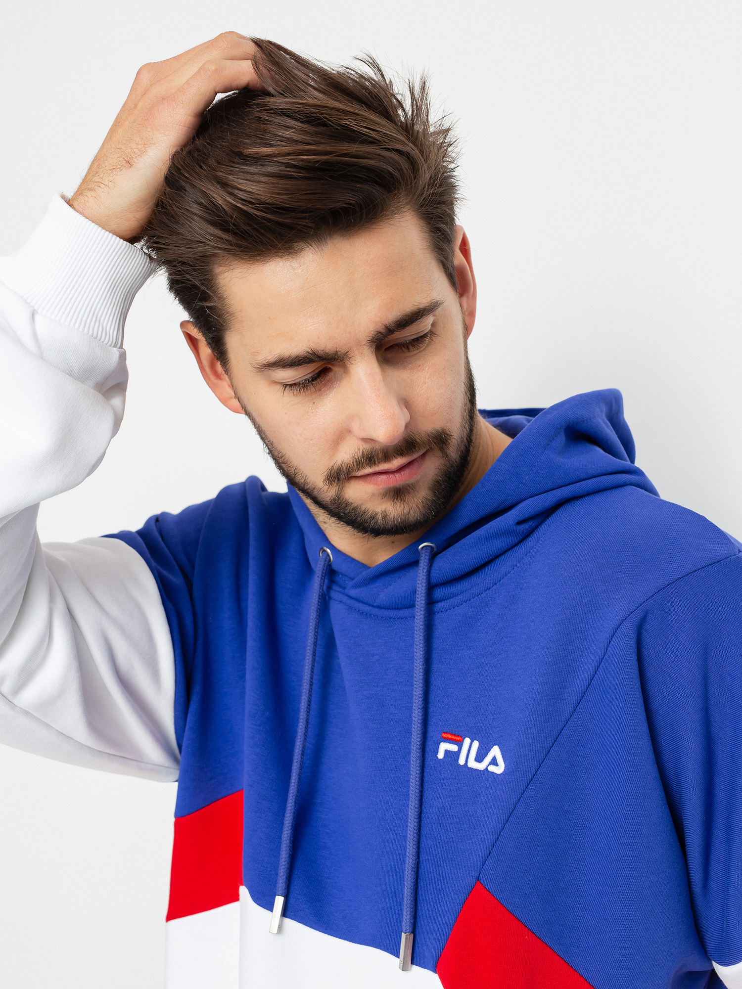 Bluza z kapturem Fila Alem HD (clematis blue)