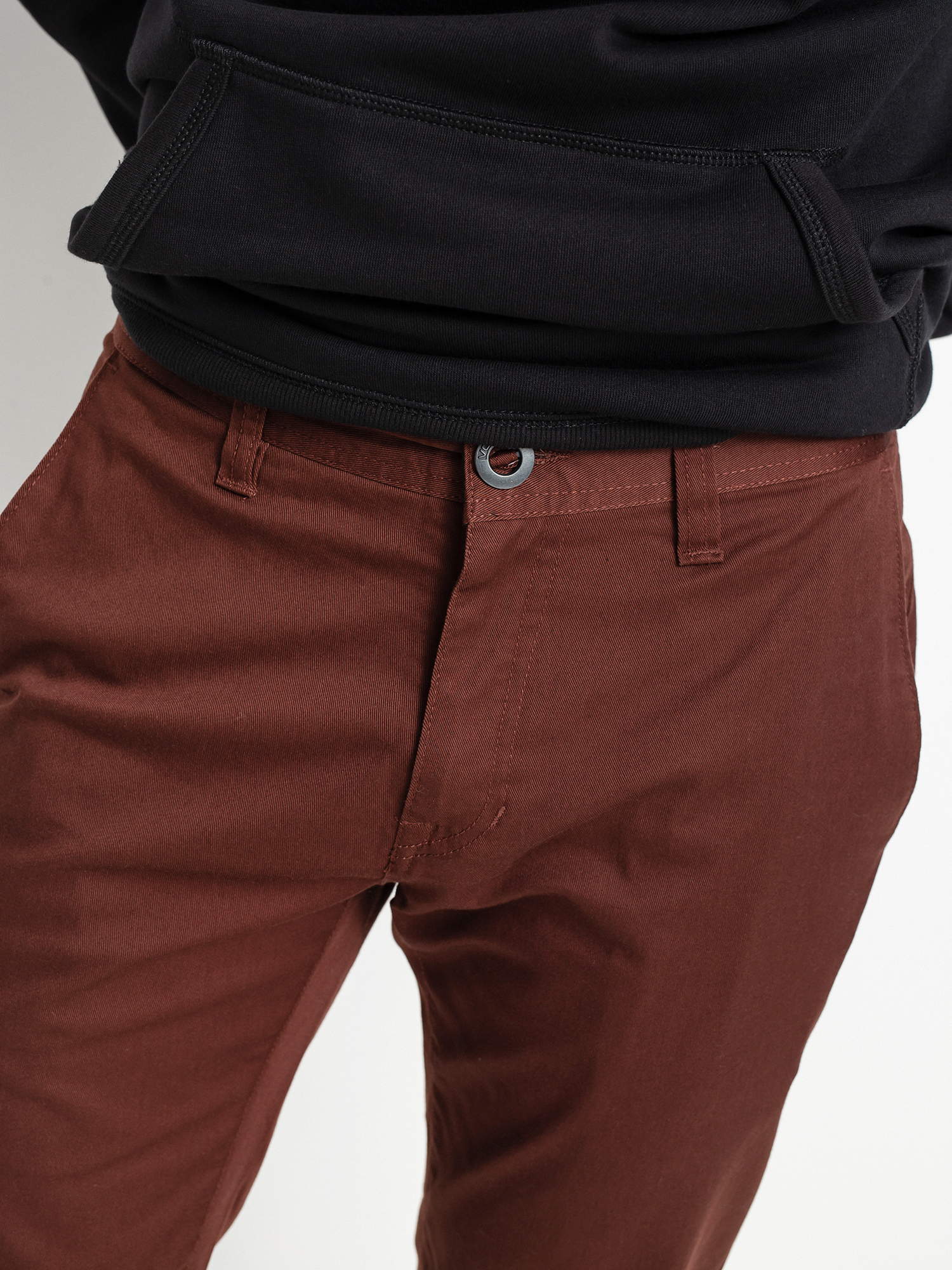 Spodnie Volcom Frickin Modern Stret (mahogany)