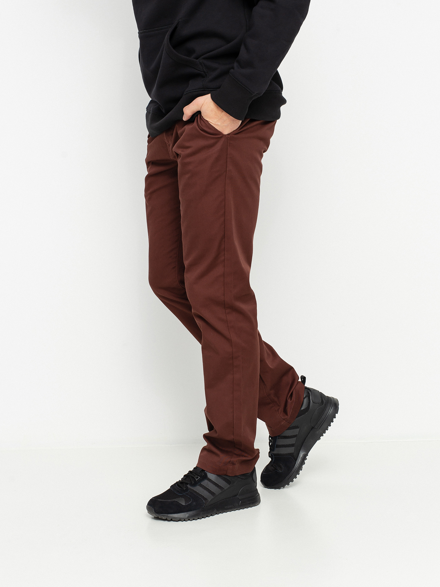Spodnie Volcom Frickin Modern Stret (mahogany)
