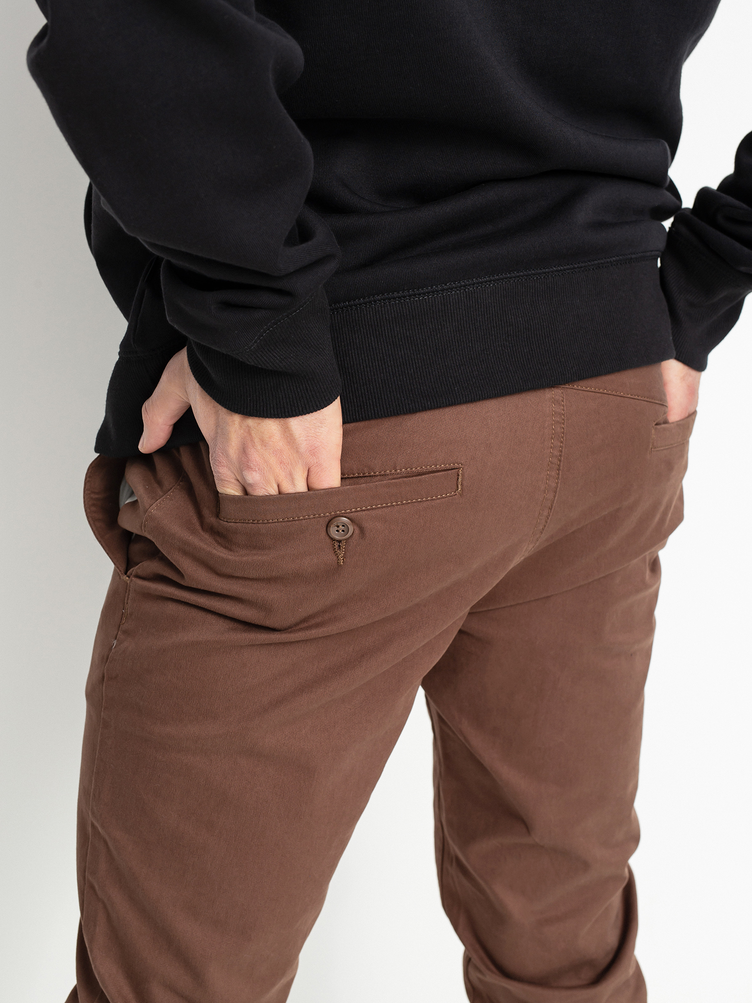 Spodnie Volcom Frickin Slim Chino (vintage brown)