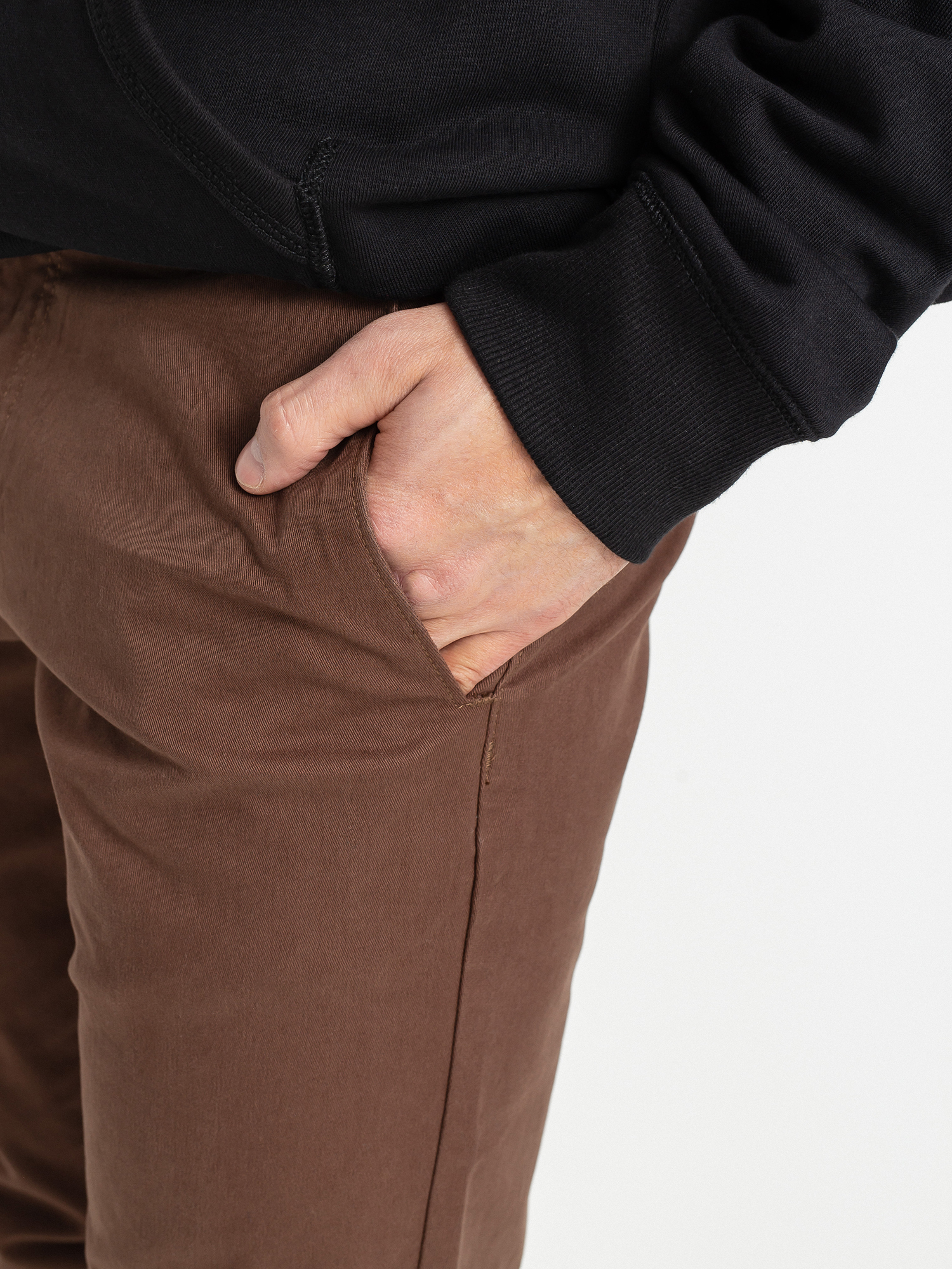 Spodnie Volcom Frickin Slim Chino (vintage brown)