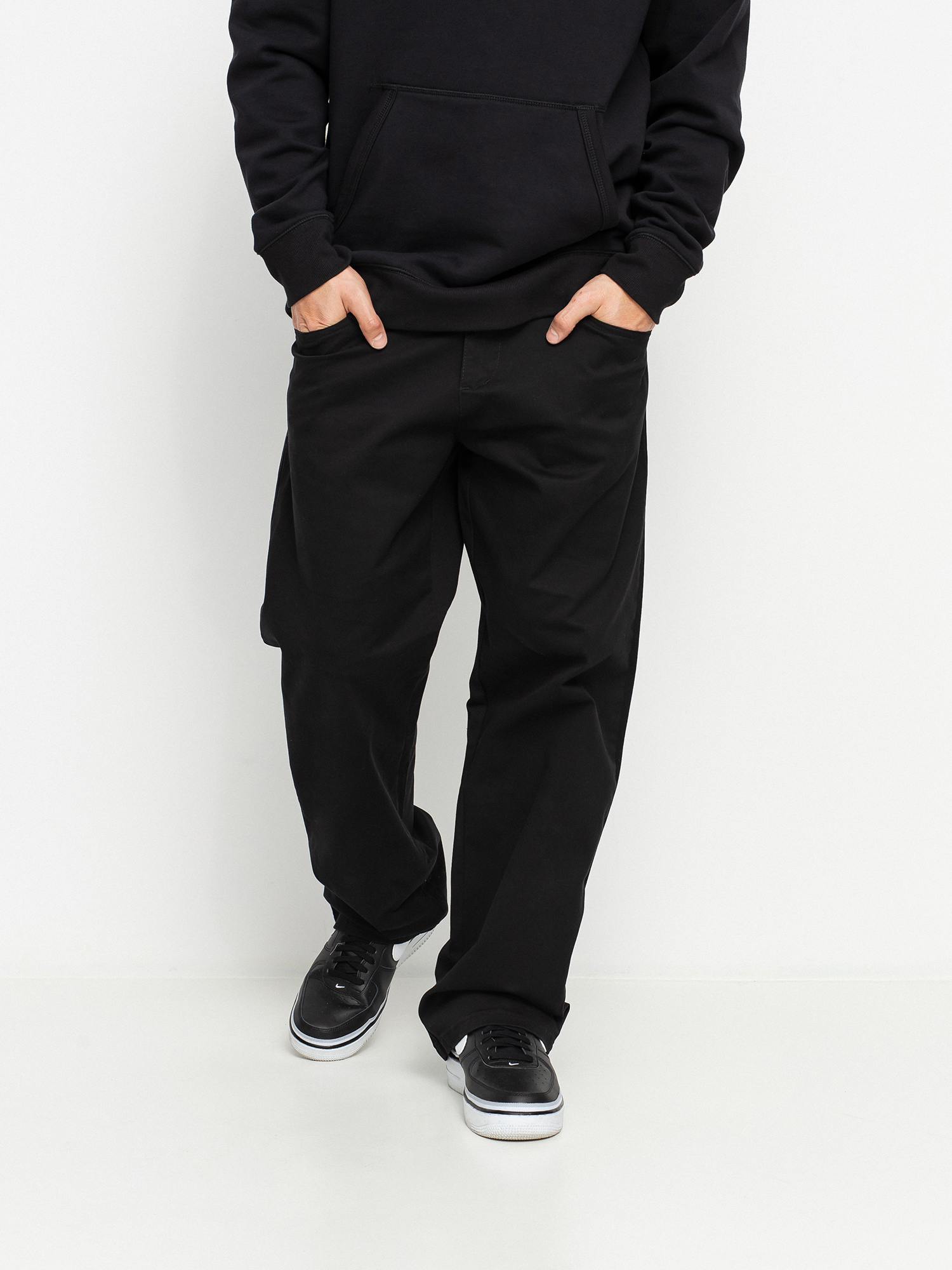 Spodnie Malita Chino Log Sl (black)