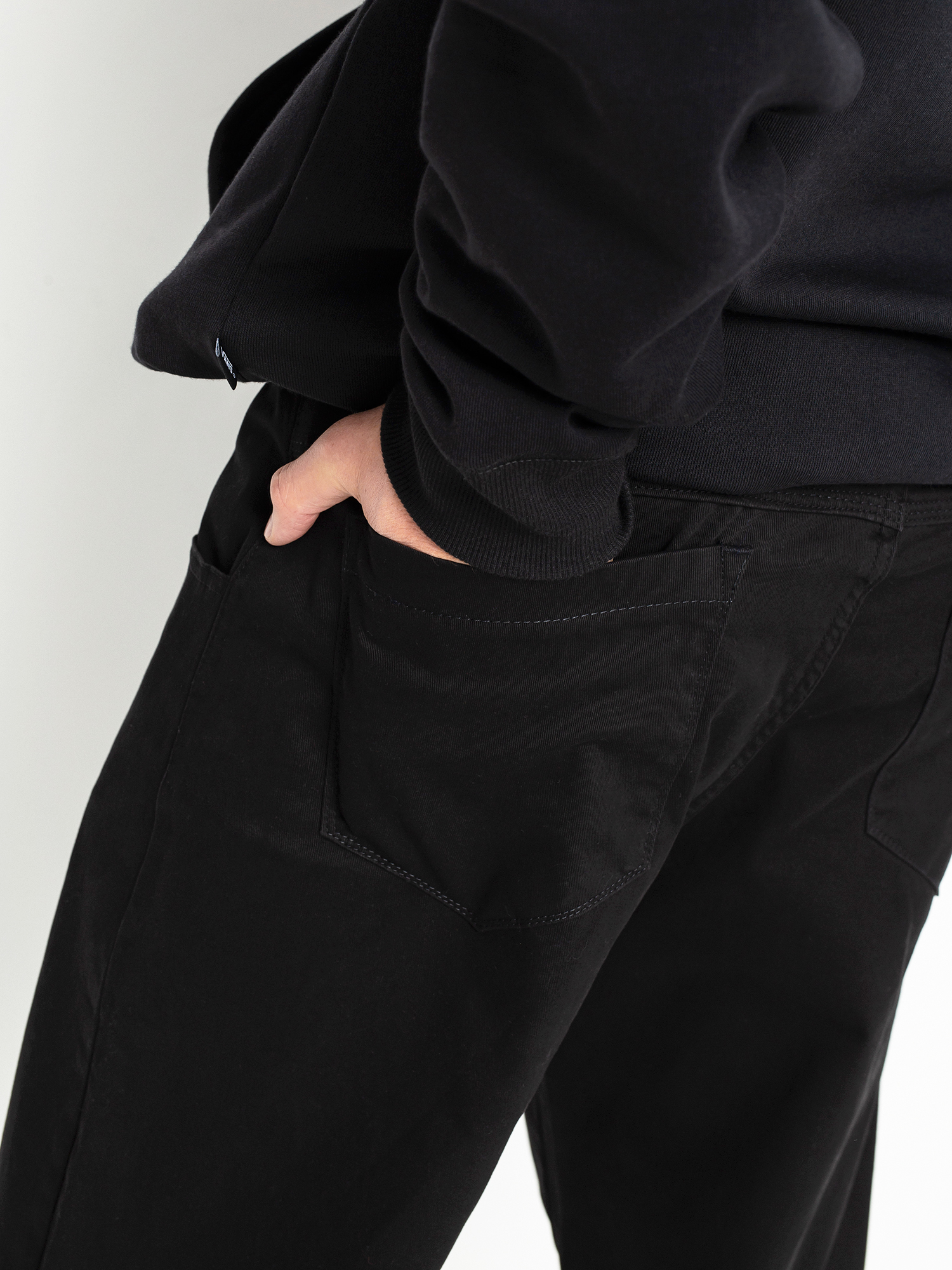 Spodnie Malita Chino Log Sl (black)