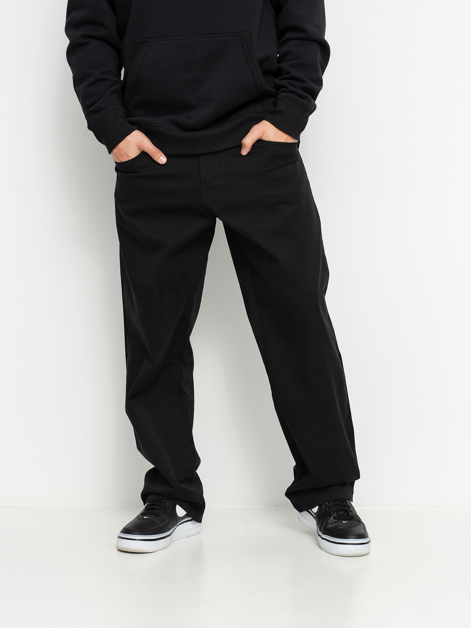 Spodnie Malita Chino Log Sl (black)
