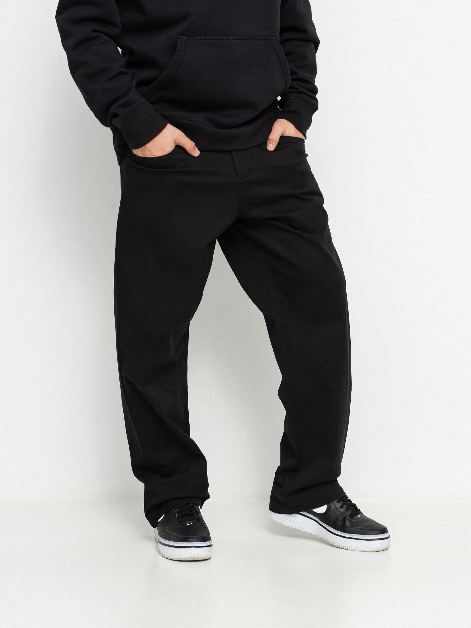 Spodnie Malita Chino Log Sl (black)