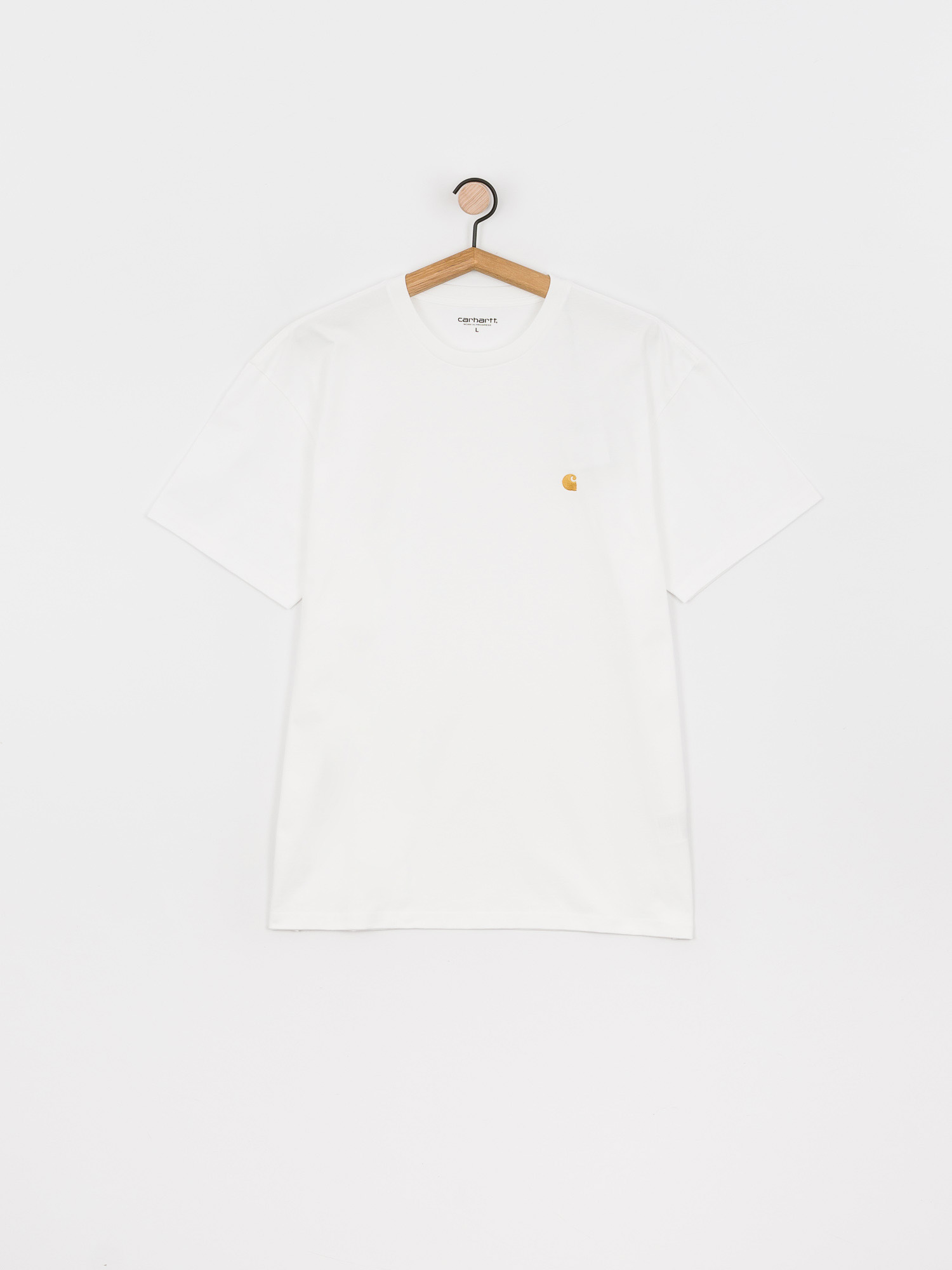 T-shirt Carhartt Chase (white/gold)