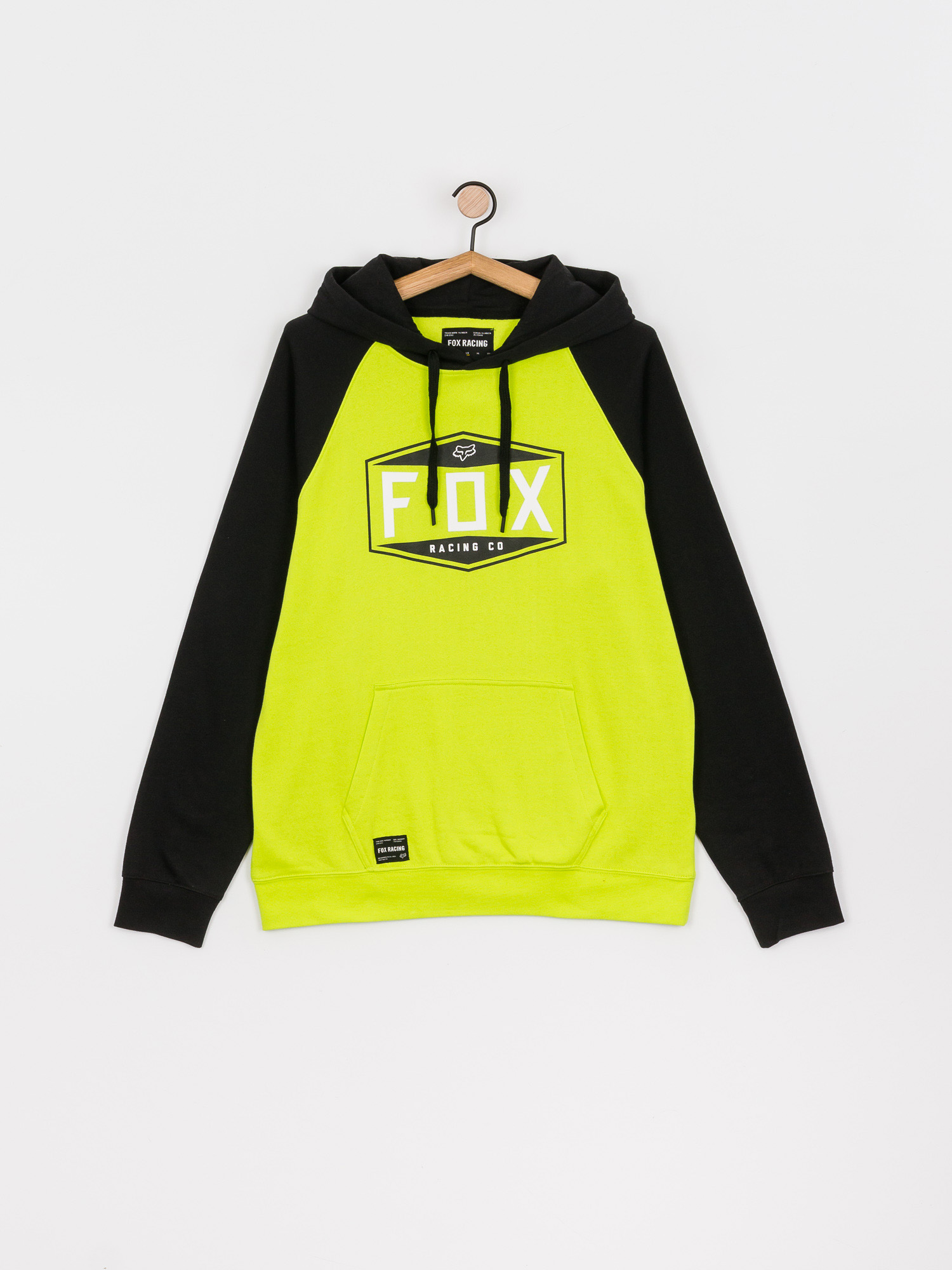 Bluza z kapturem Fox Emblem Raglan HD (flo ylw)
