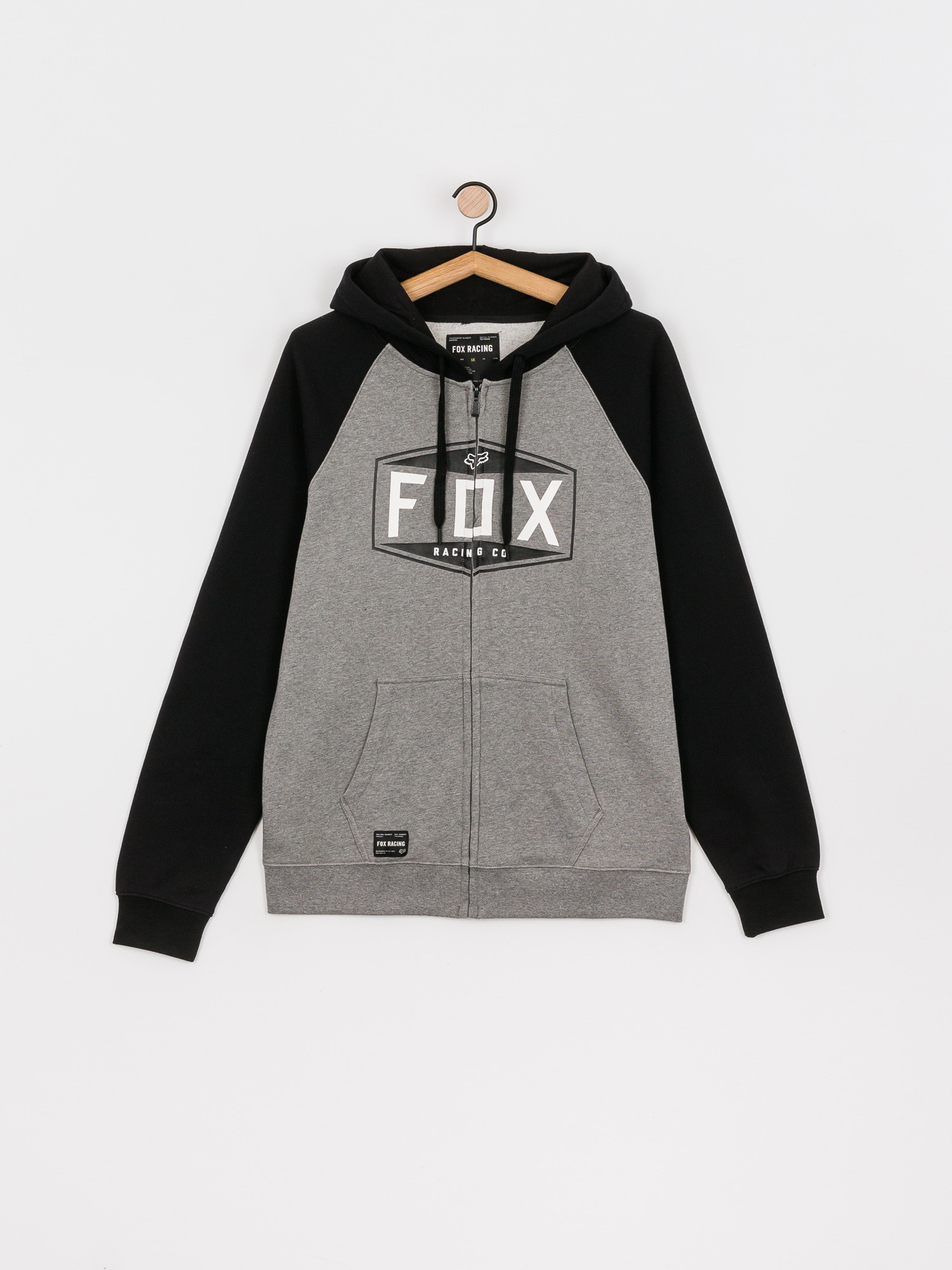 Bluza Fox Emblem Zip Raglan (htr graph)