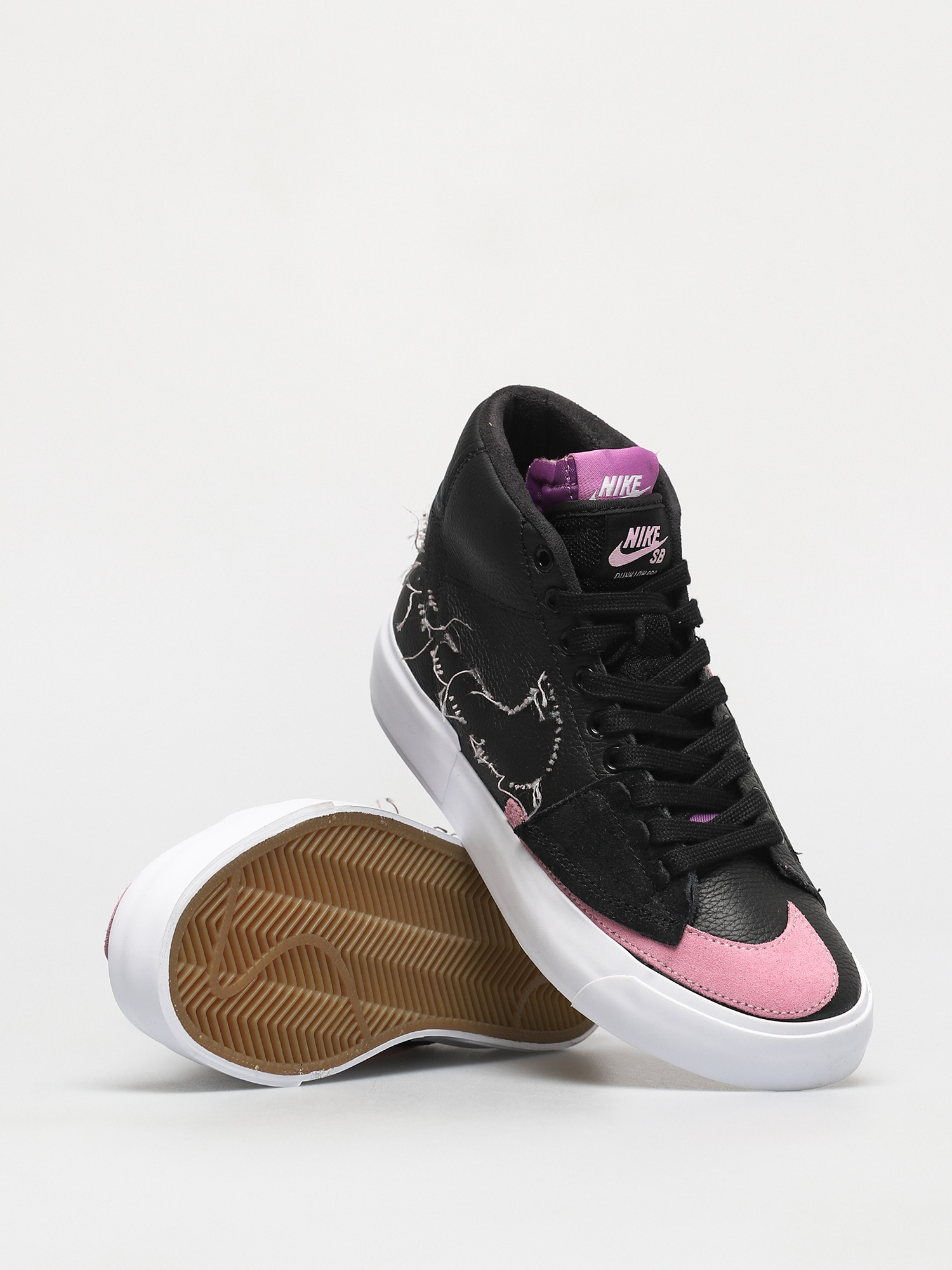 Buty Nike SB Zoom Blazer Mid Edge (black/pink rise white purple nebula)
