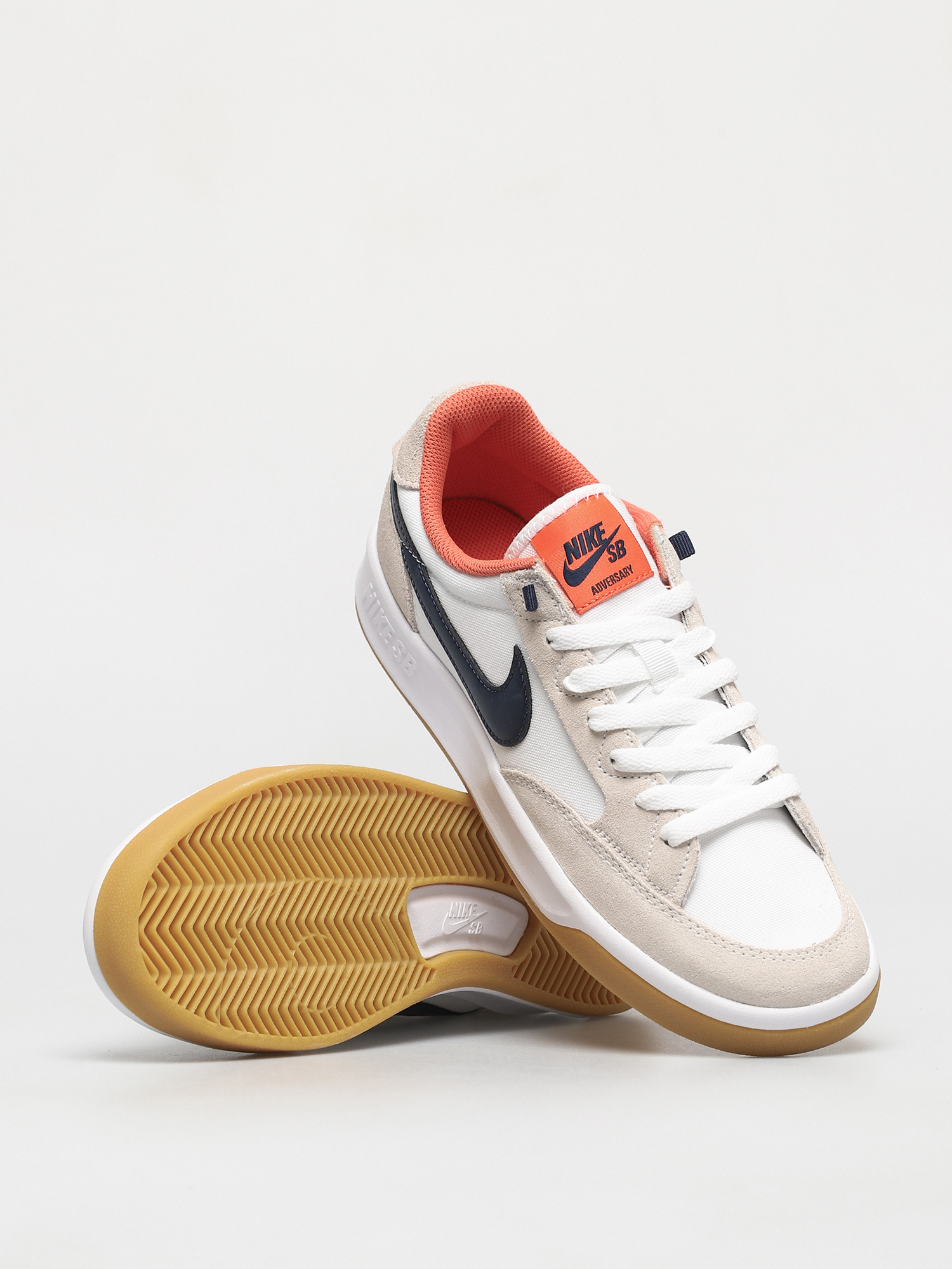 Buty Nike SB Adversary Premium (white/midnight navy turf orange)