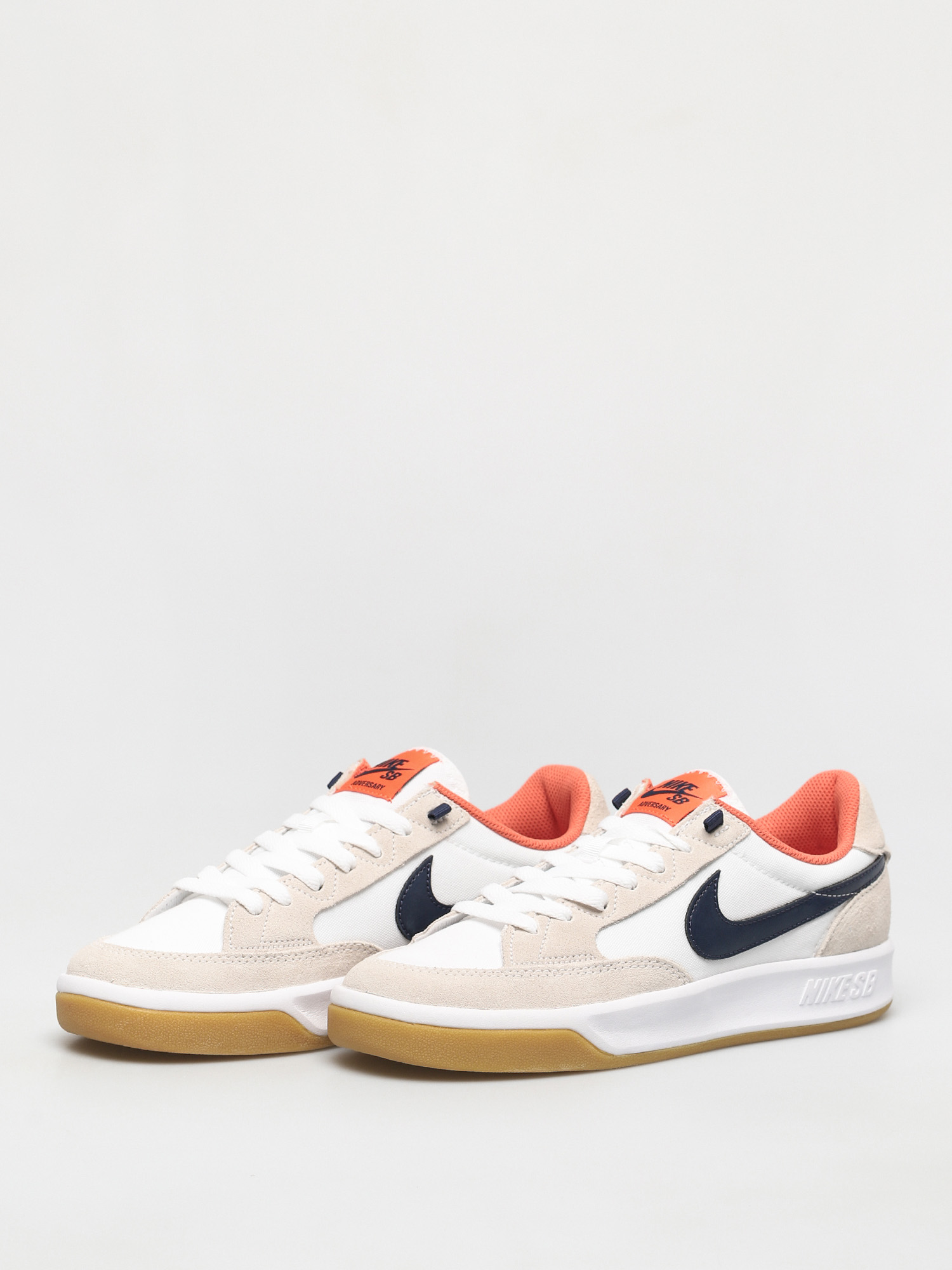 Buty Nike SB Adversary Premium (white/midnight navy turf orange)