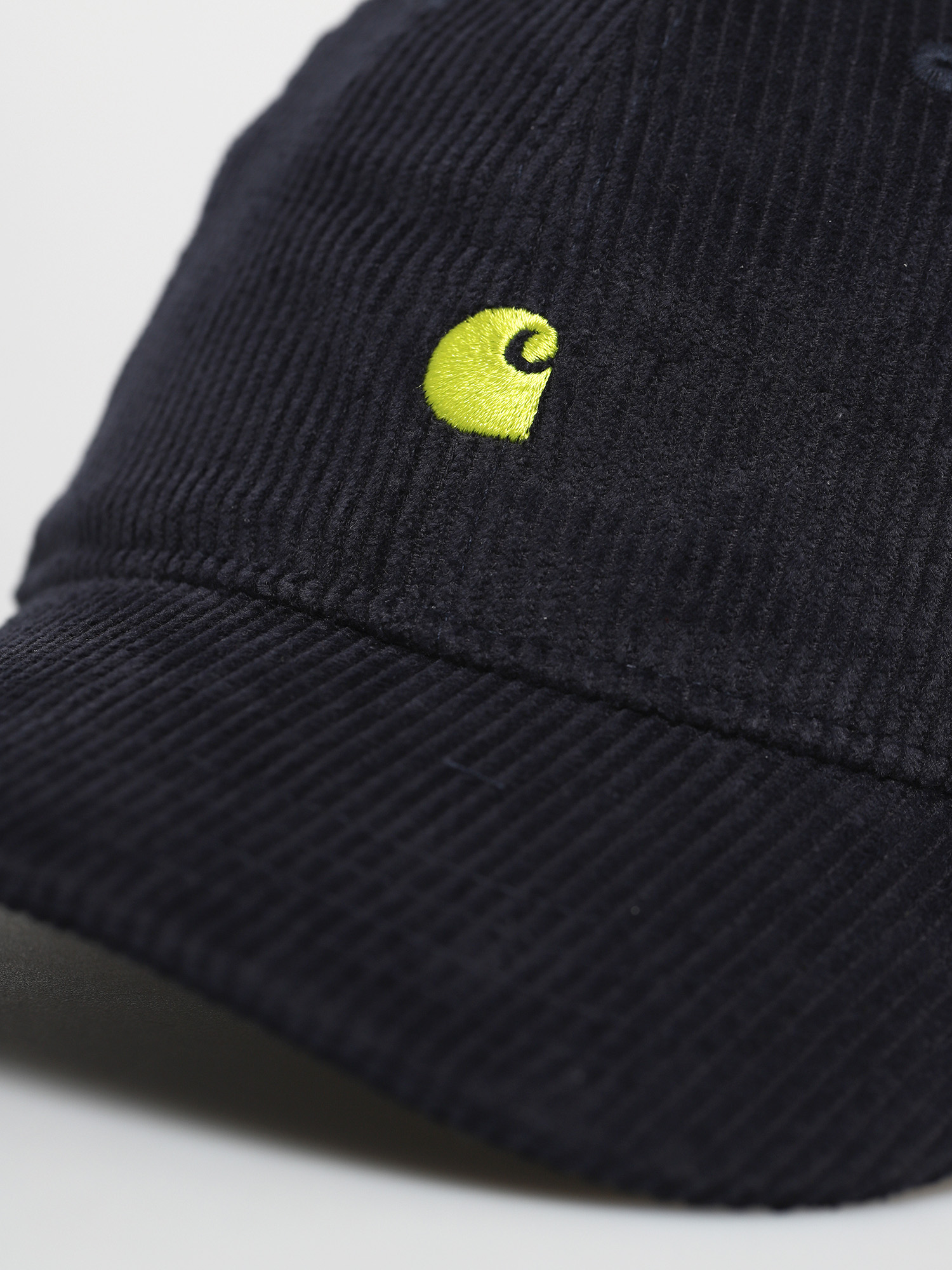 Czapka z daszkiem Carhartt WIP Harlem ZD (dark navy/limoncello)