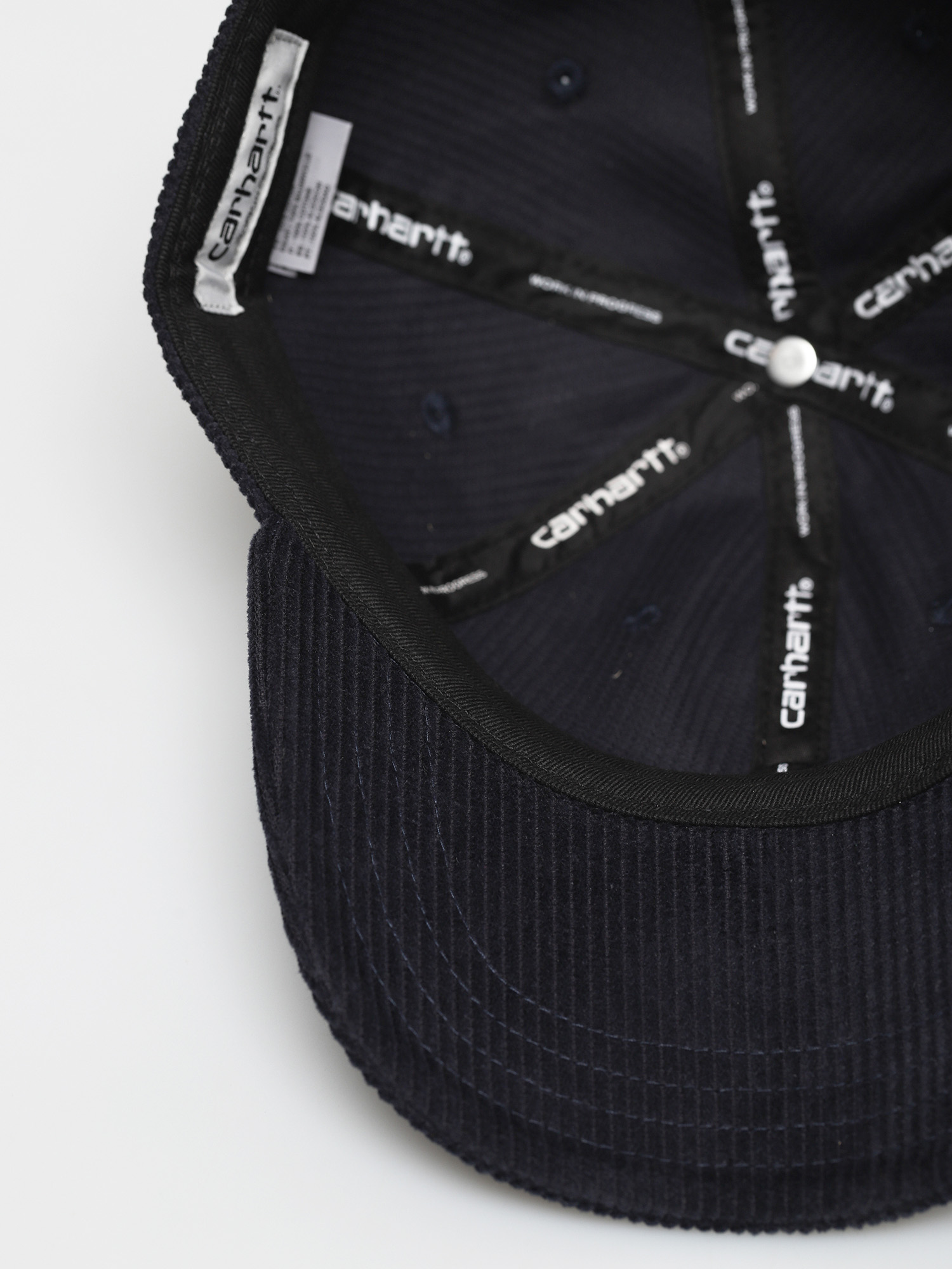 Czapka z daszkiem Carhartt WIP Harlem ZD (dark navy/limoncello)