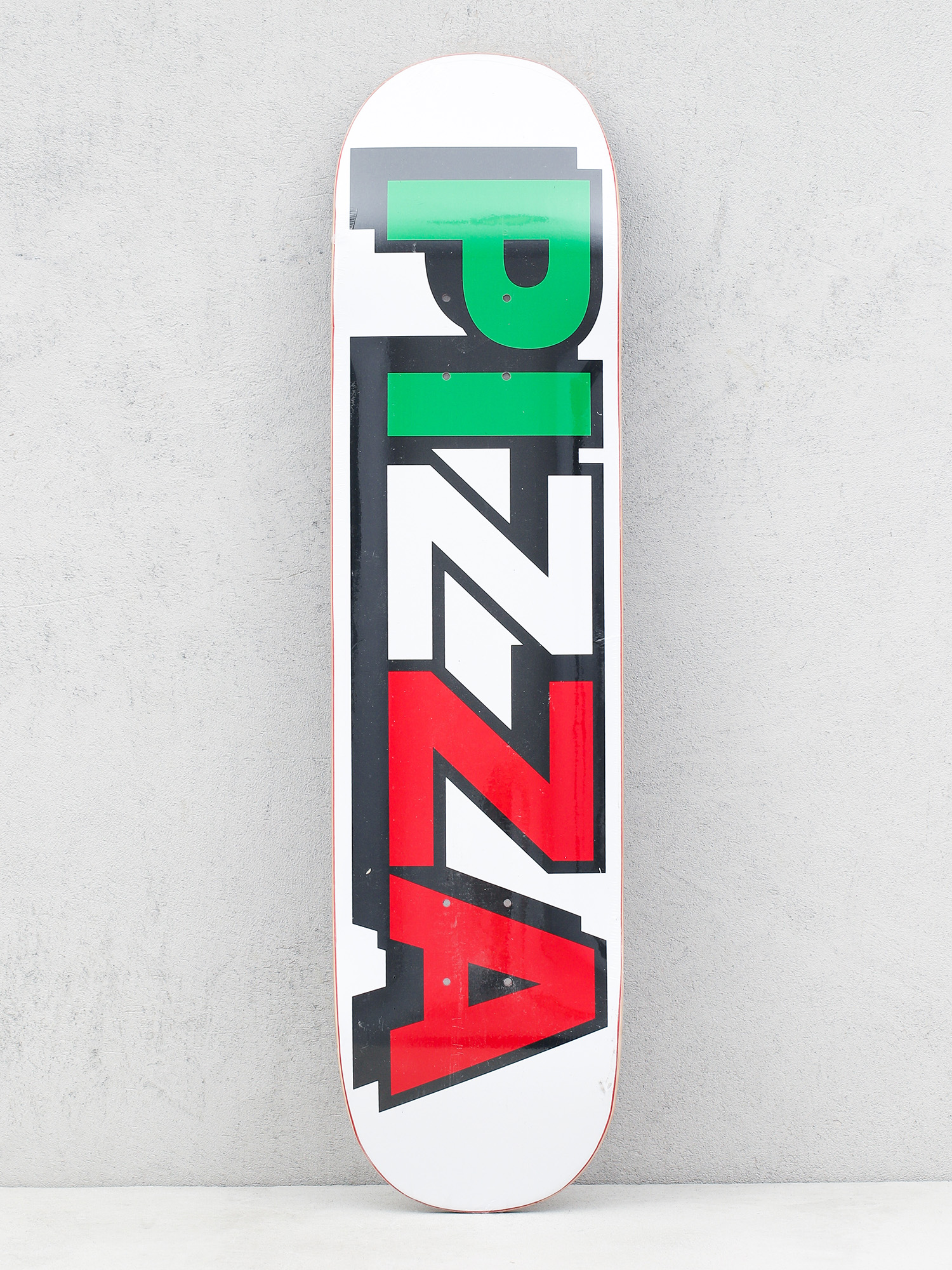 Deck Pizza Skateboards Tri Logo (white/green/red)