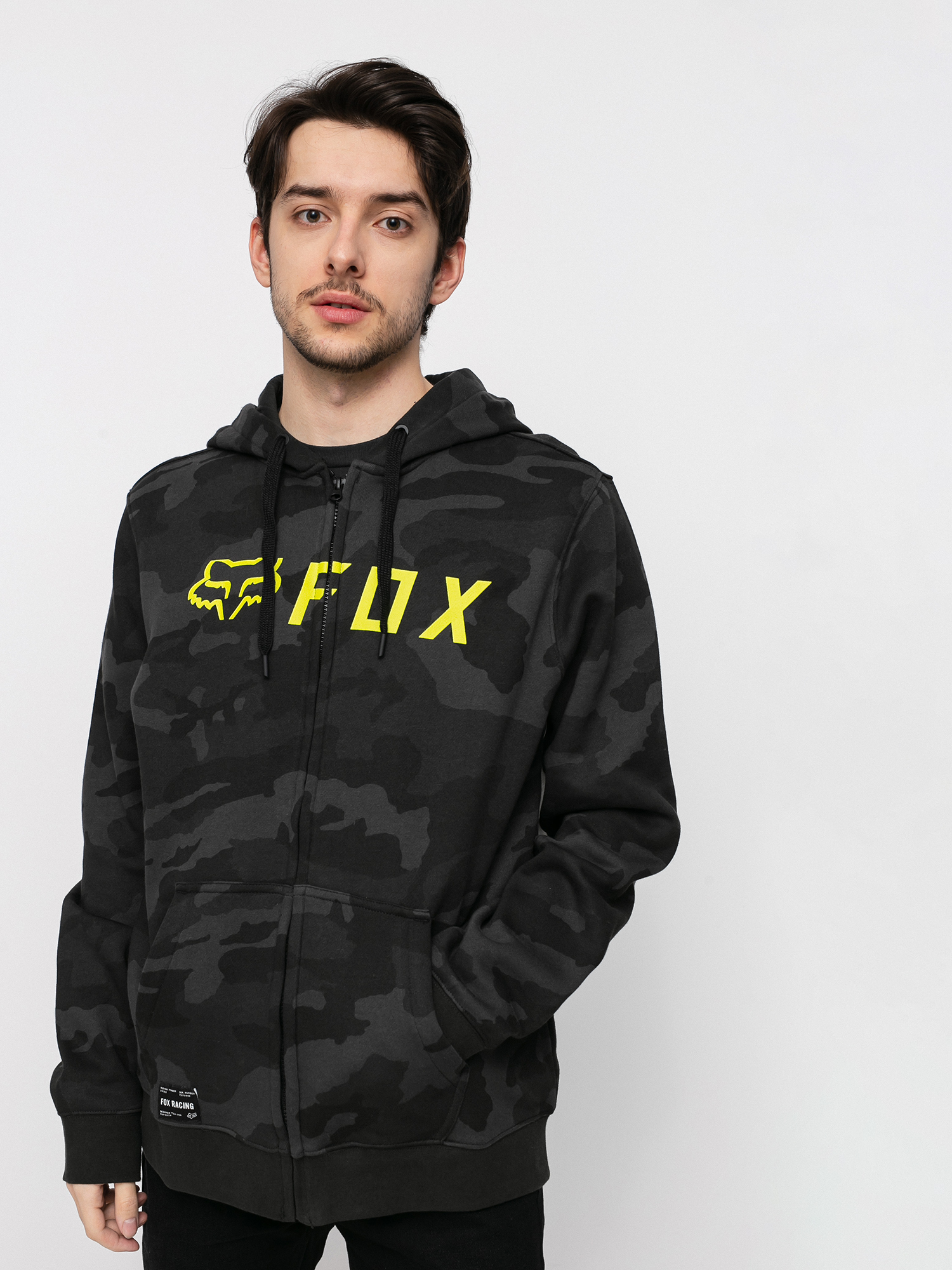 Bluza z kapturem Fox Apex Camo ZHD (blk cam)