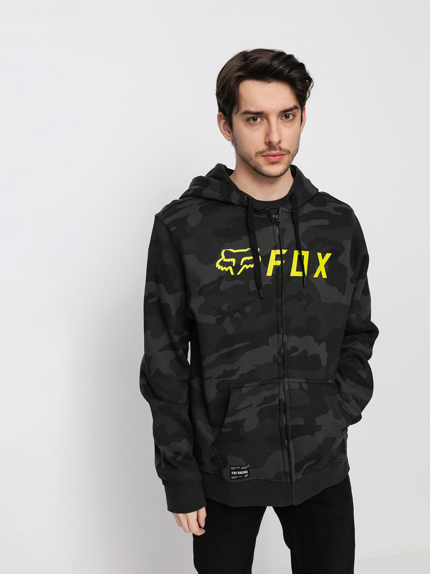 Bluza z kapturem Fox Apex Camo ZHD (blk cam)