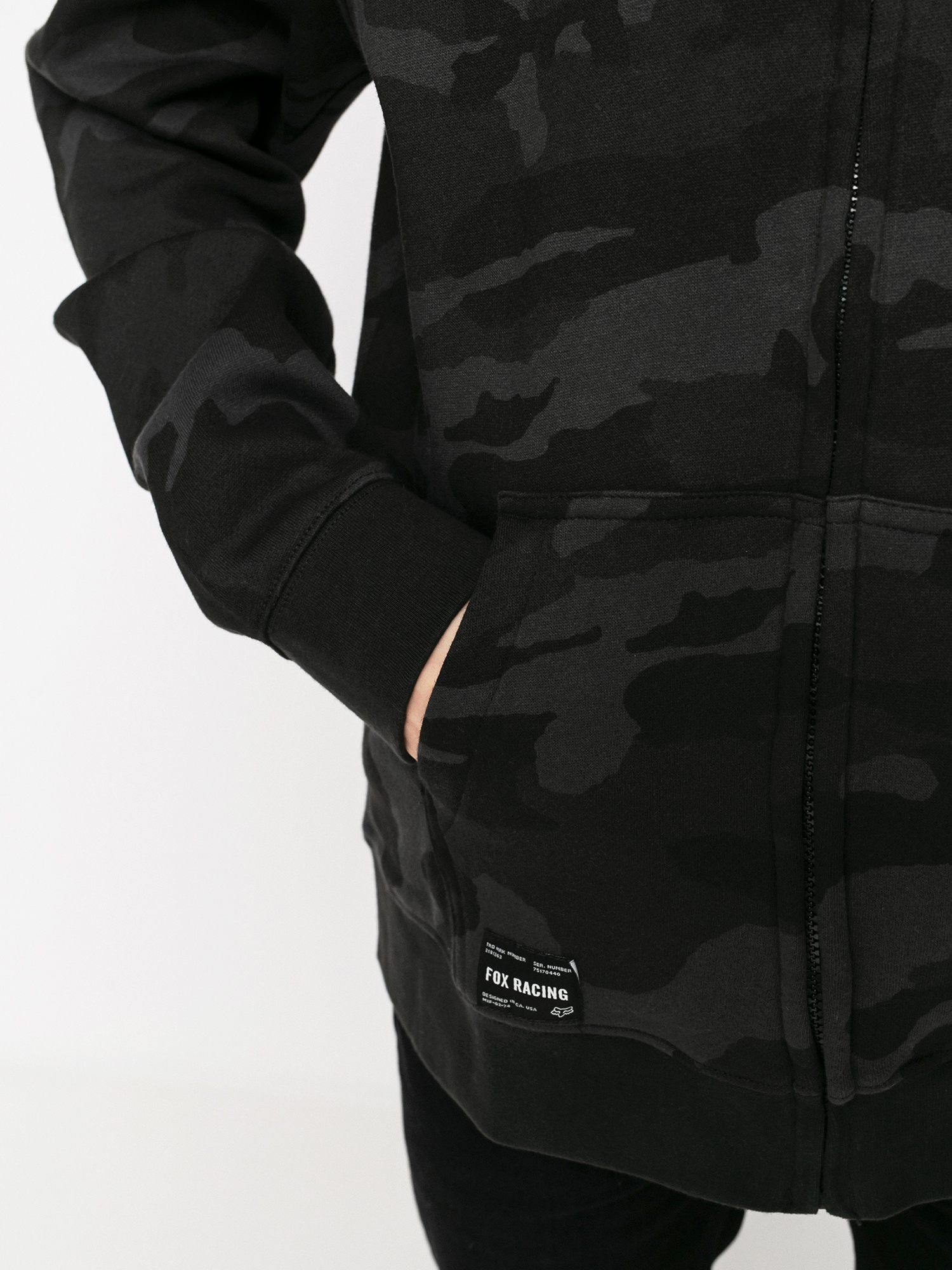 Bluza z kapturem Fox Apex Camo ZHD (blk cam)