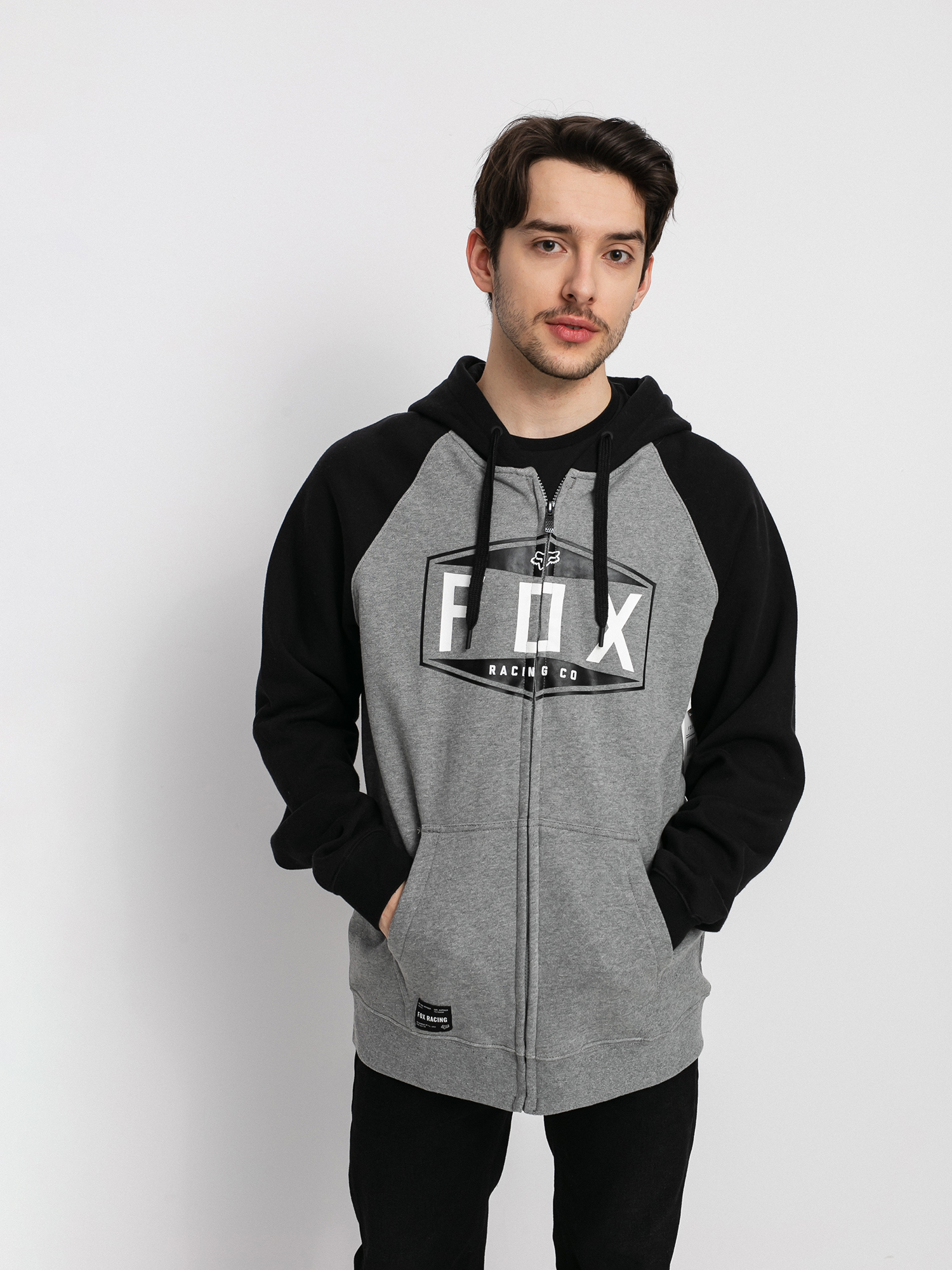 Bluza Fox Emblem Zip Raglan (htr graph)