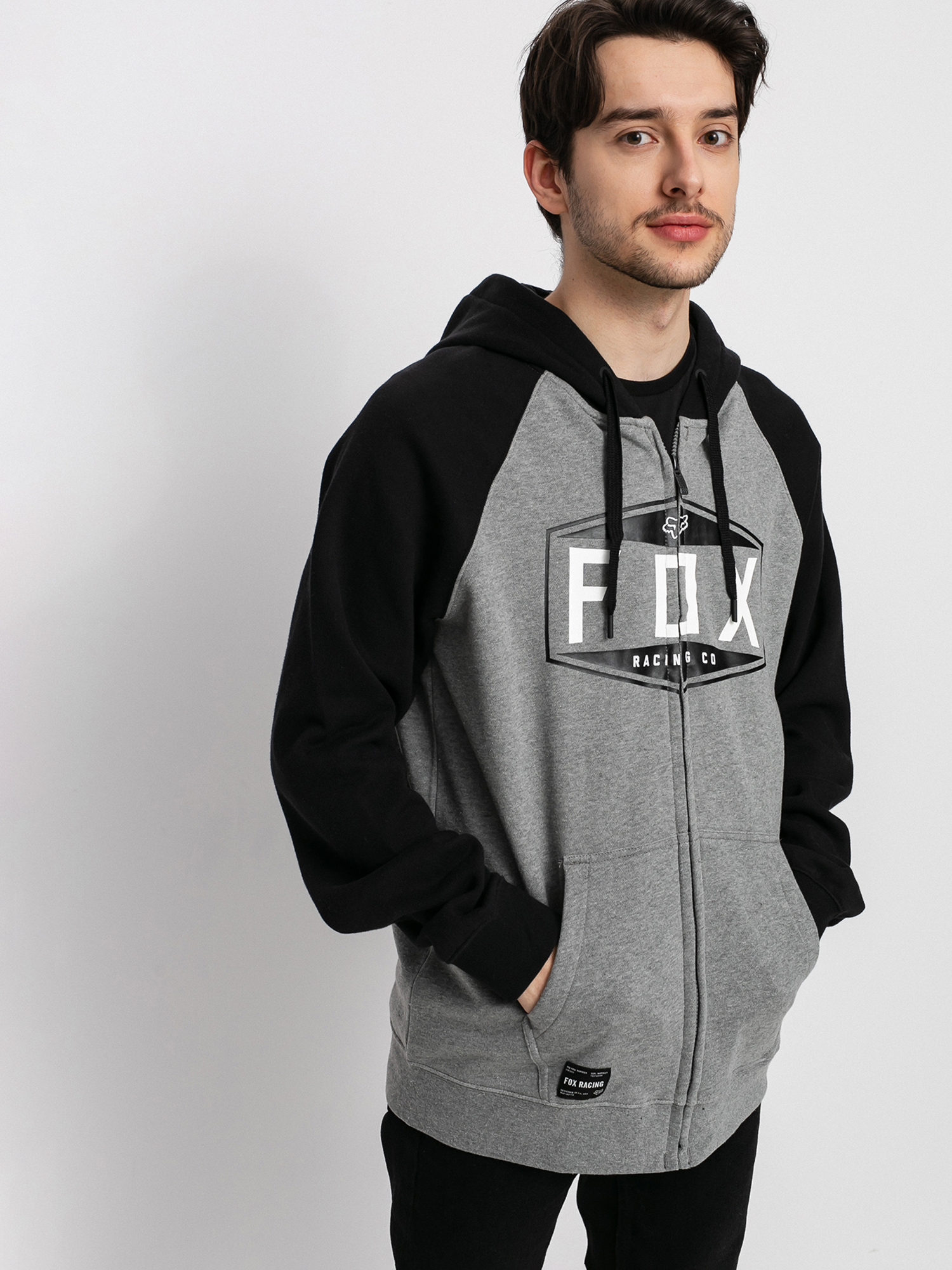 Bluza Fox Emblem Zip Raglan (htr graph)
