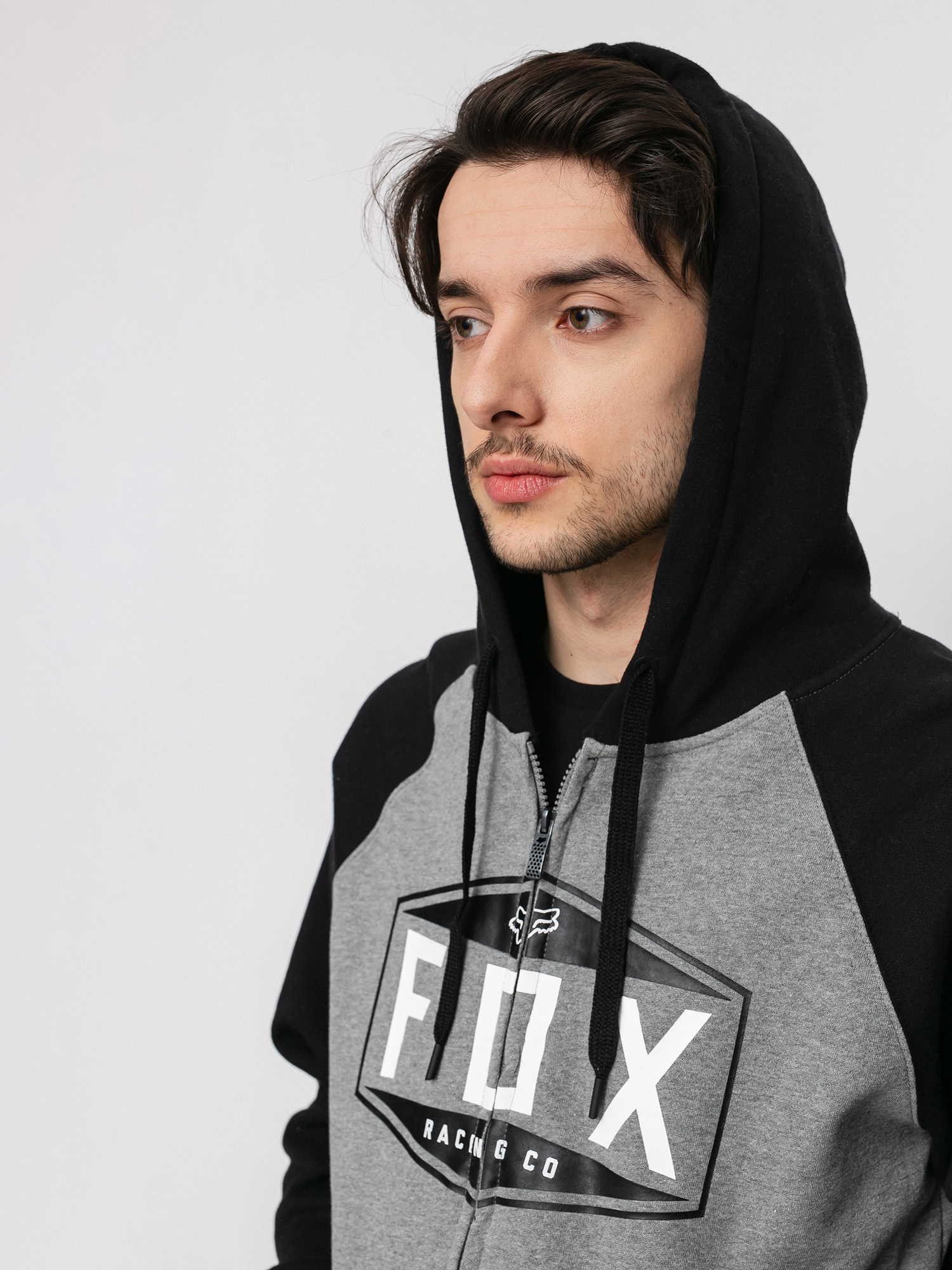 Bluza Fox Emblem Zip Raglan (htr graph)