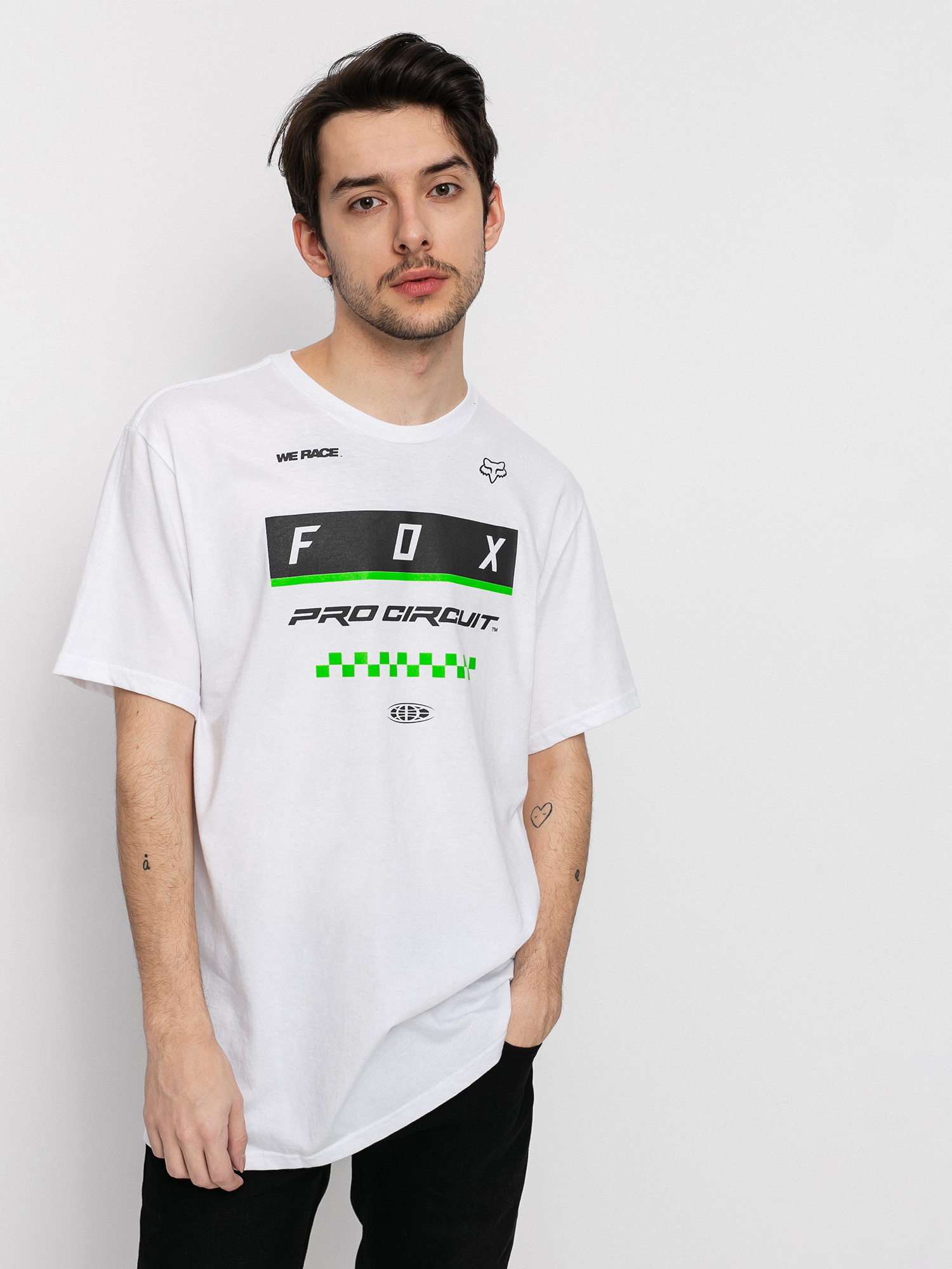 T-shirt Fox Pc Block (opt wht)