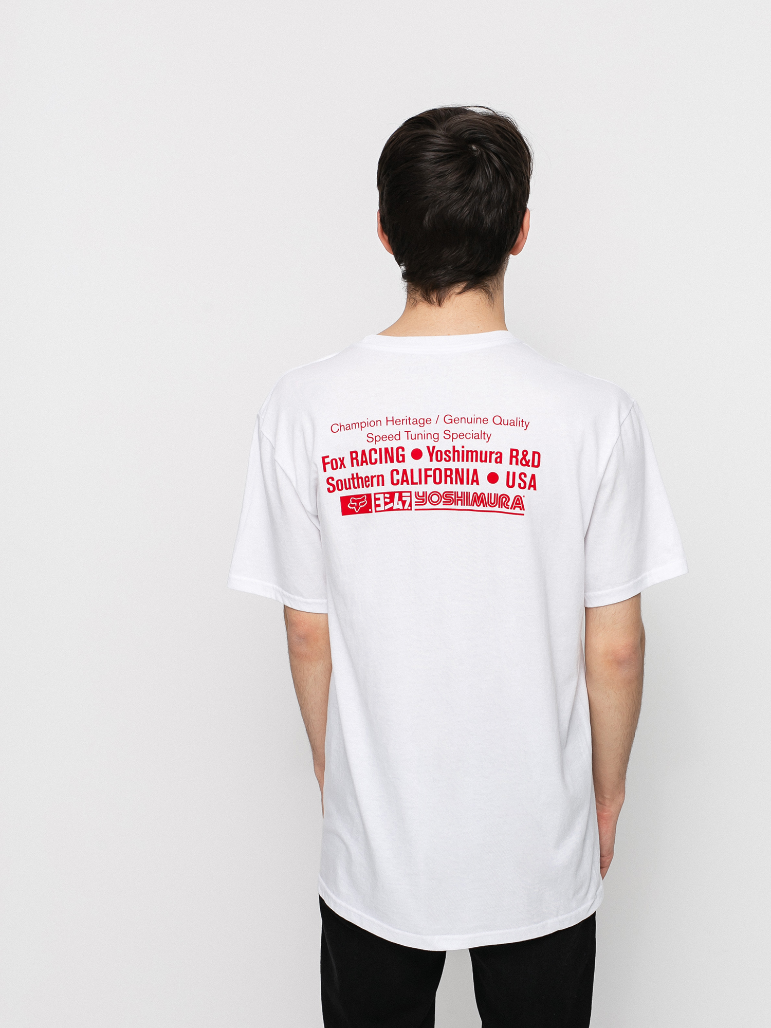 T-shirt Fox Yoshimura Racer Profile (opt wht)