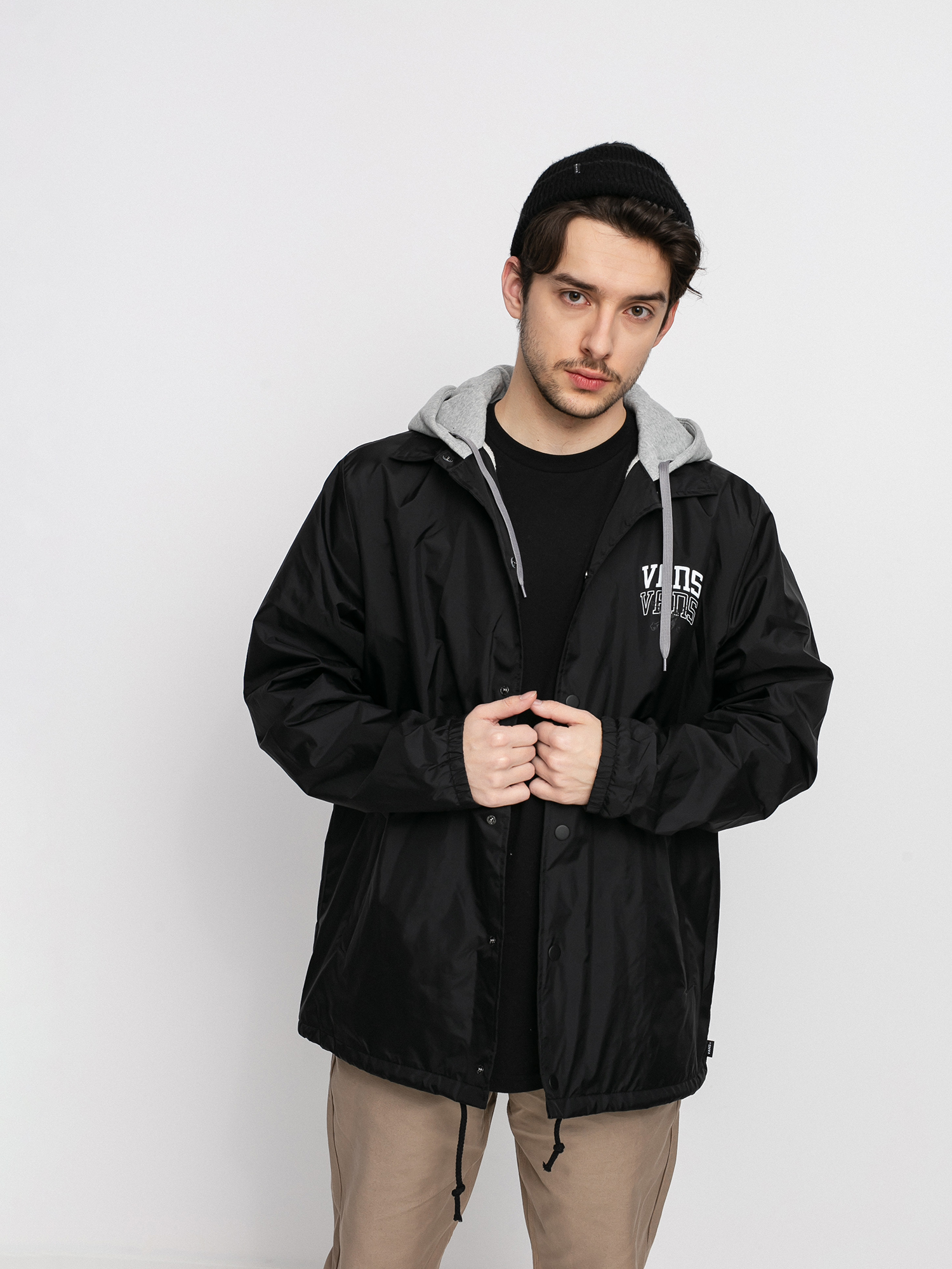Kurtka Vans Riley (black new varsity)