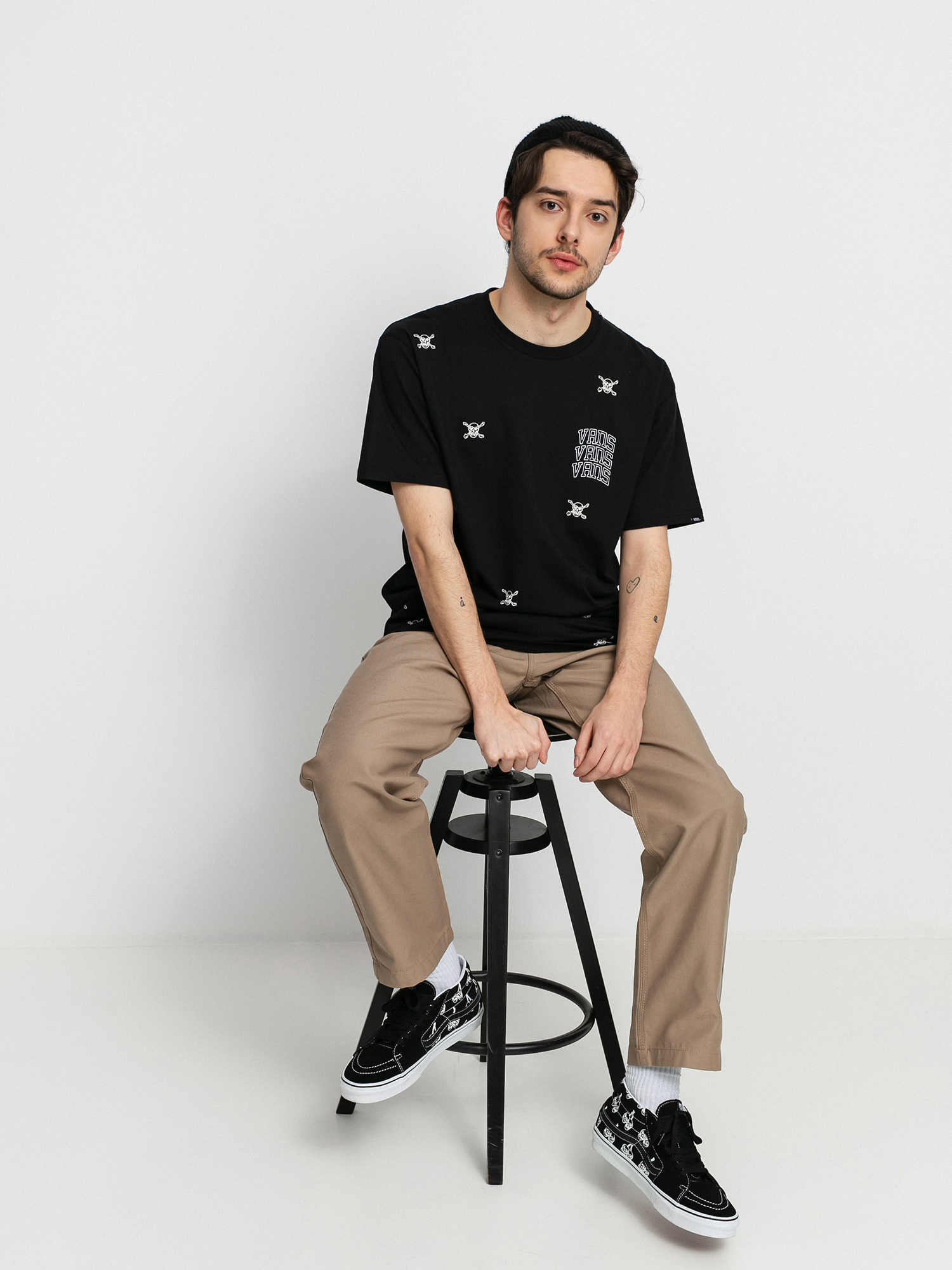 T-shirt Vans New Varsity  (black)