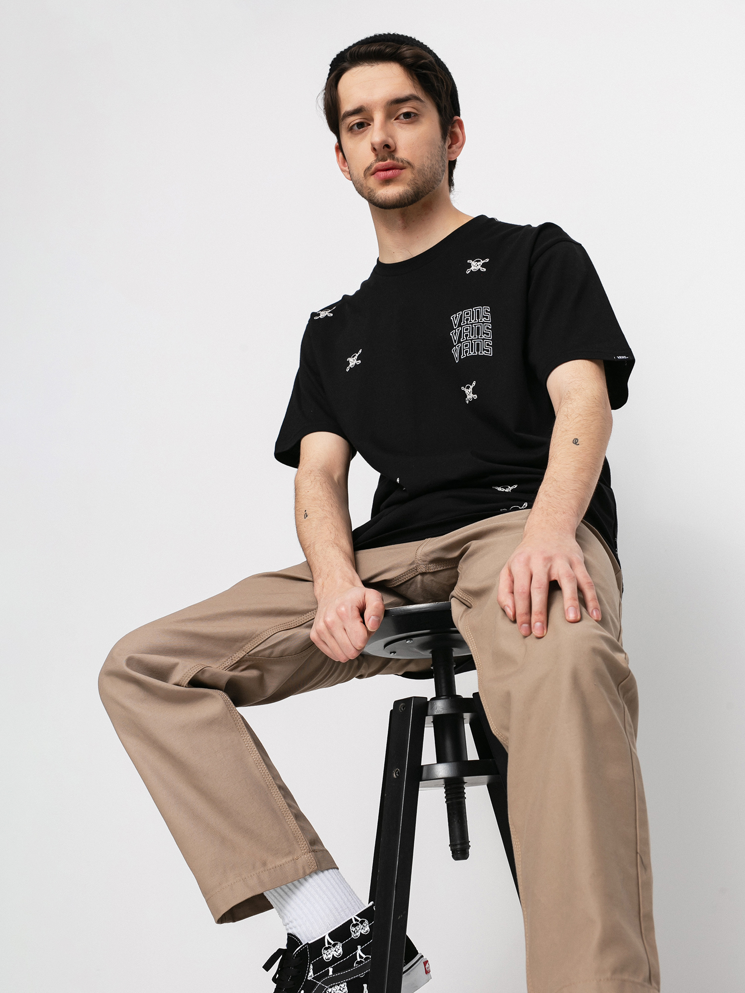 T-shirt Vans New Varsity  (black)