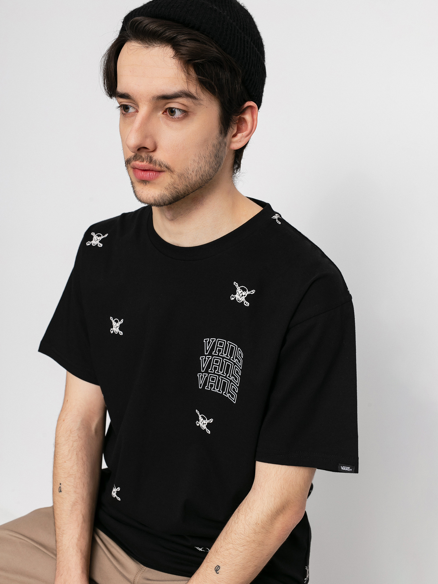 T-shirt Vans New Varsity  (black)