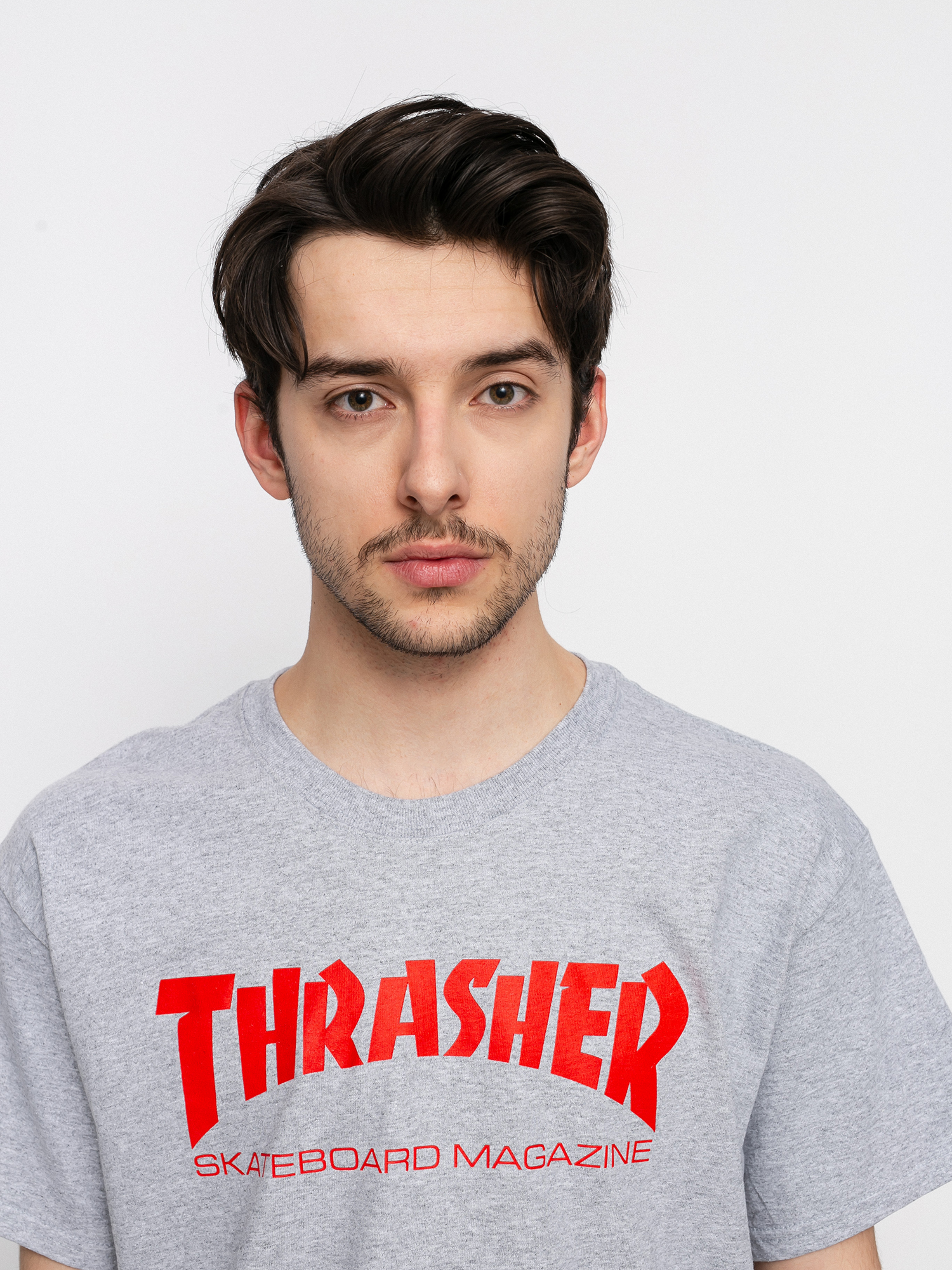T-shirt Thrasher Skate Mag (grey/red)