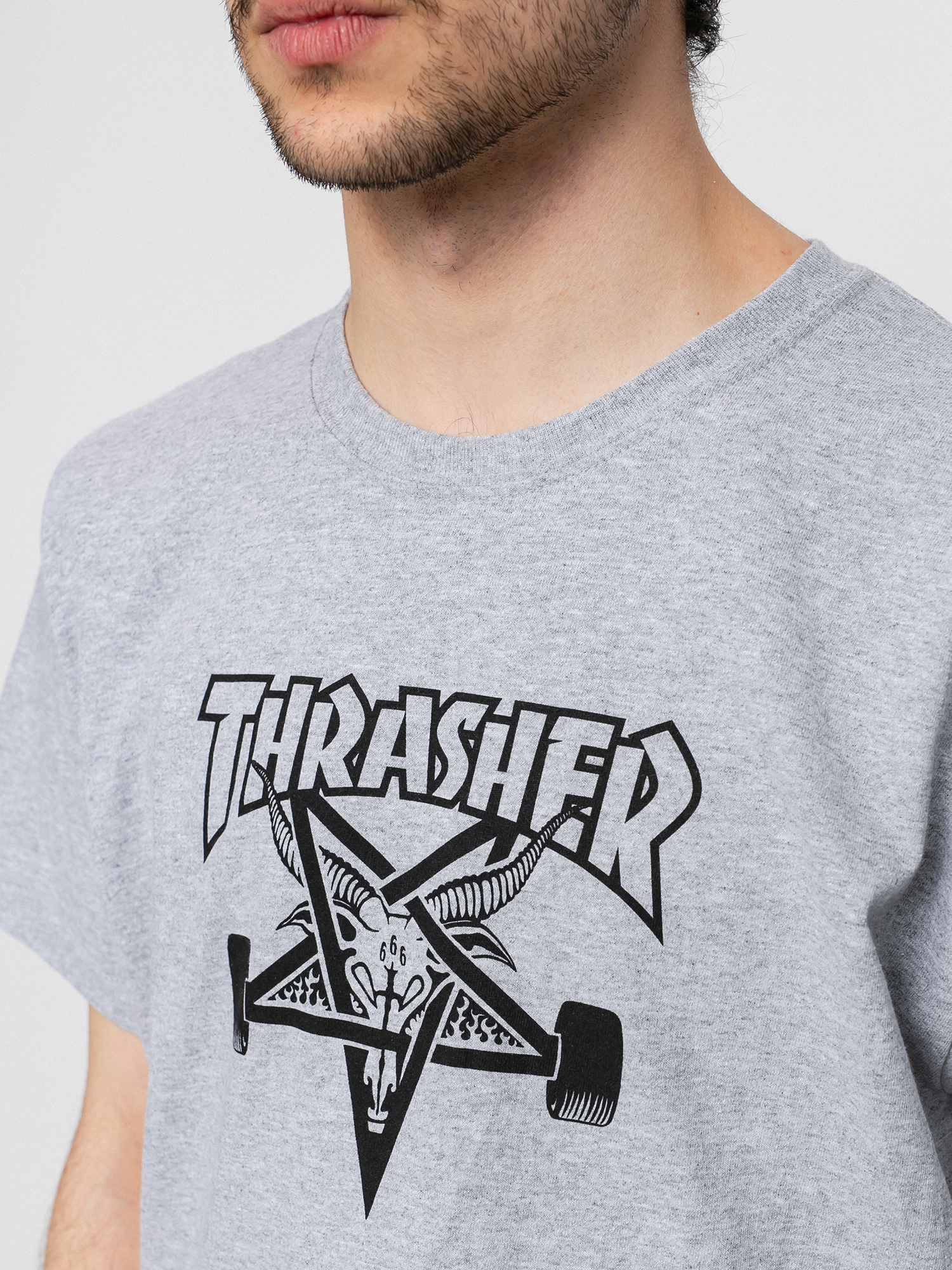 T-shirt Thrasher Skategoat (grey)