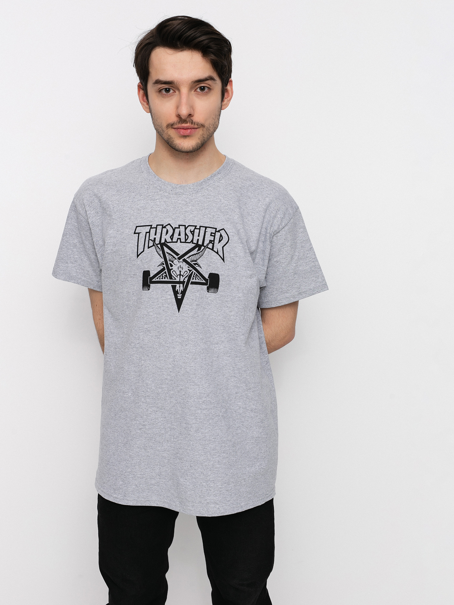 T-shirt Thrasher Skategoat (grey)