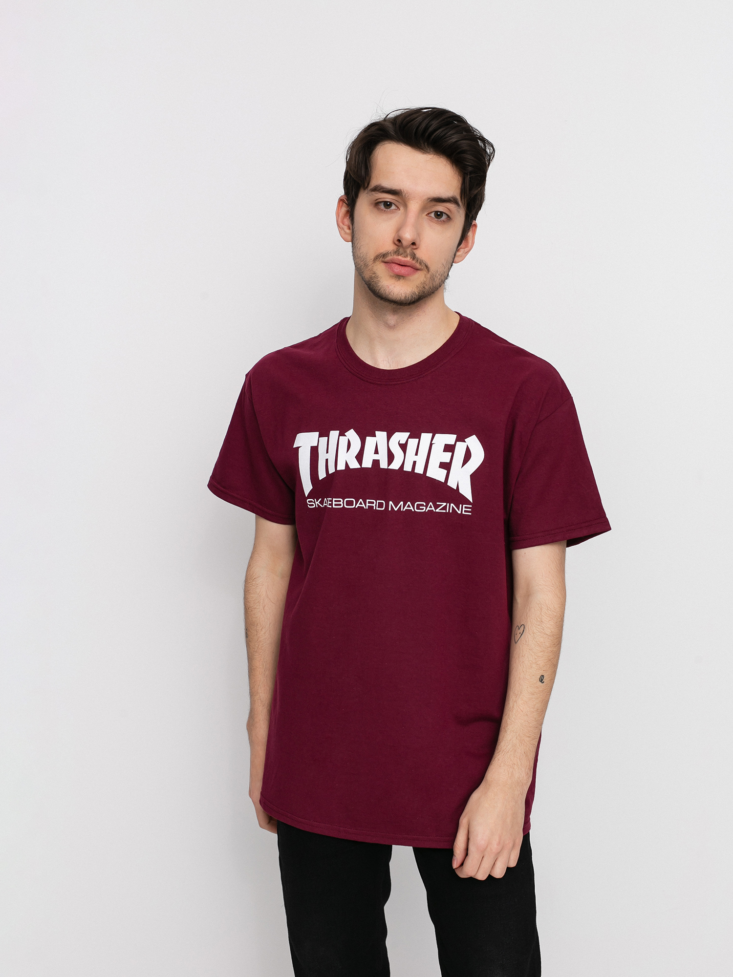 T-shirt Thrasher Skate Mag (maroon)