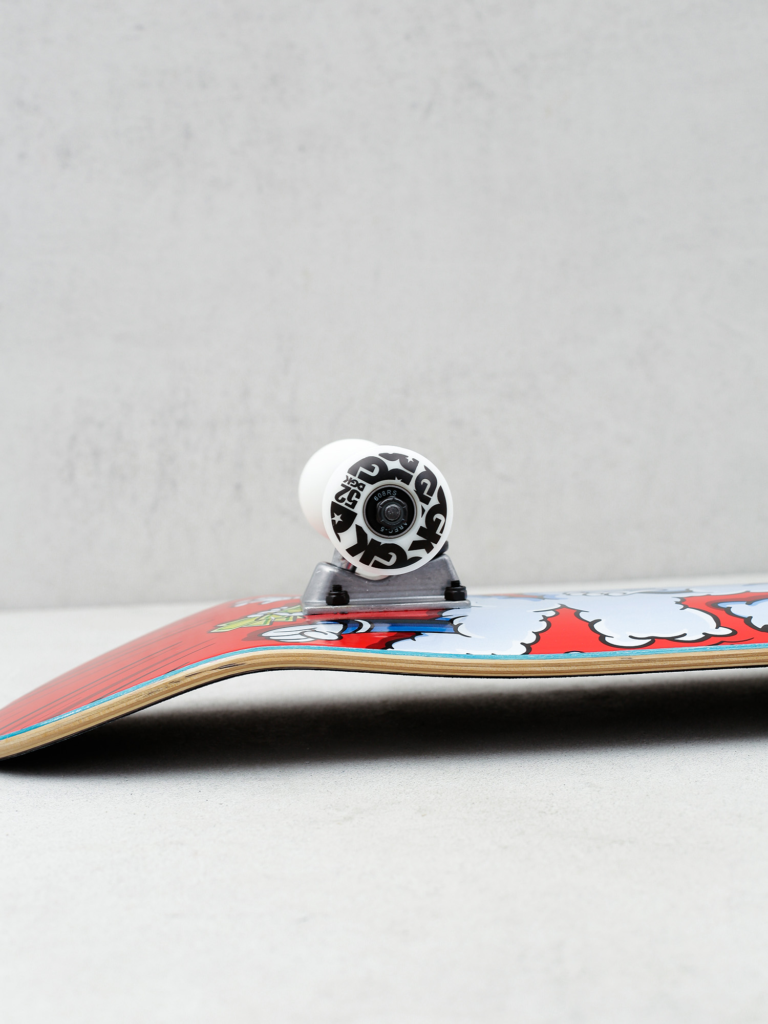 Deskorolka DGK Scraps (red)