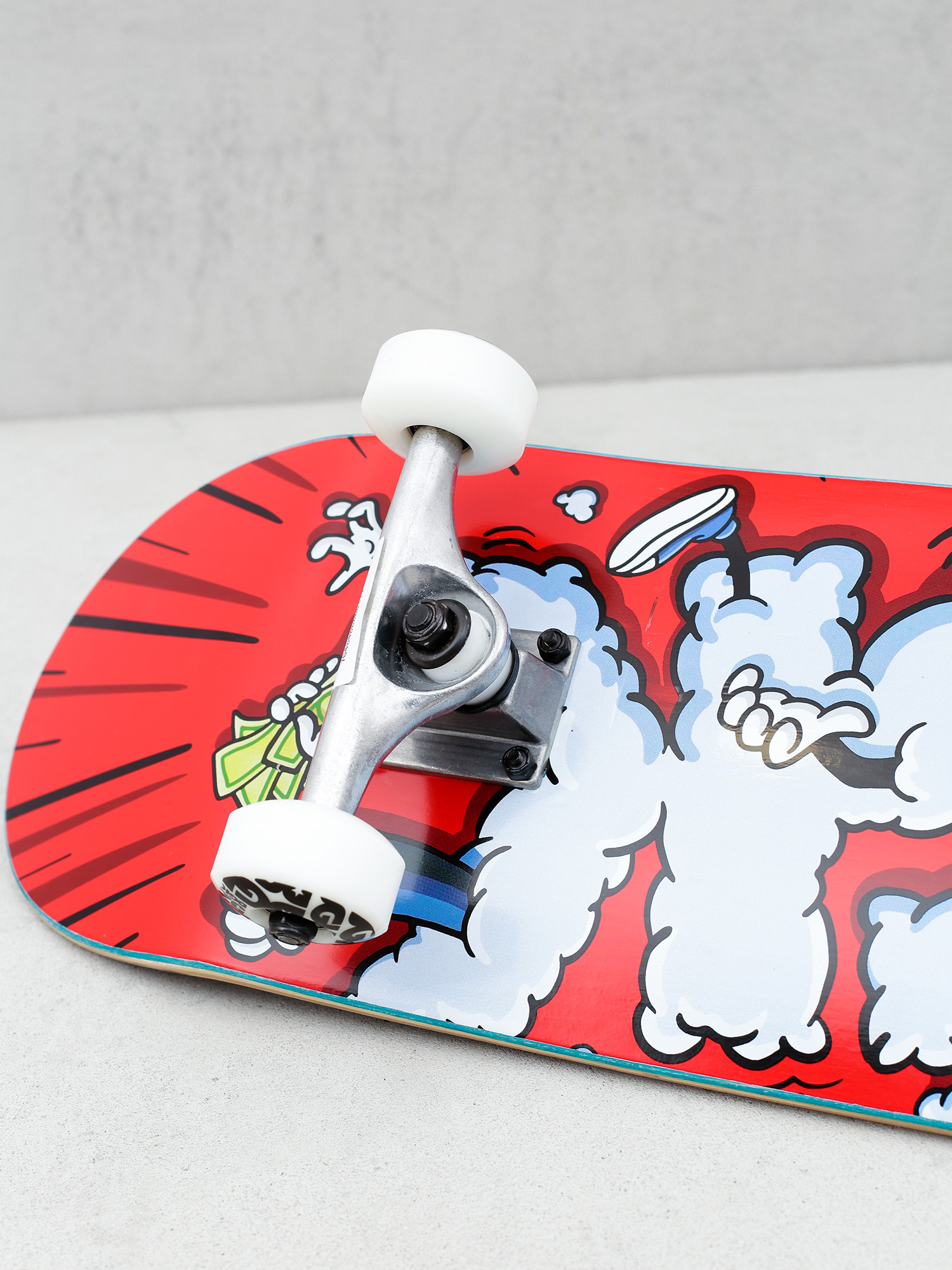 Deskorolka DGK Scraps (red)