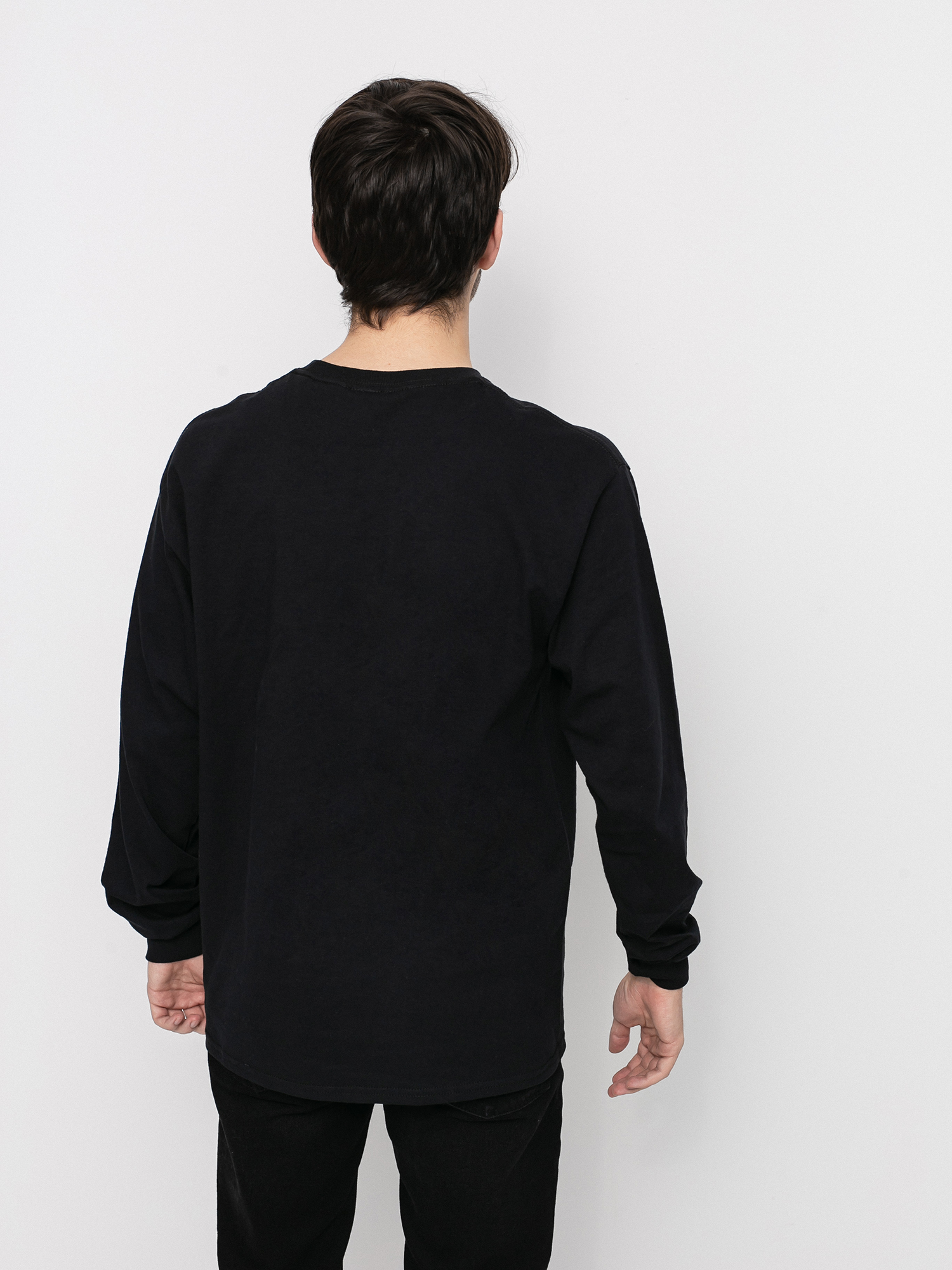 Longsleeve Thrasher Flame Logo (black)