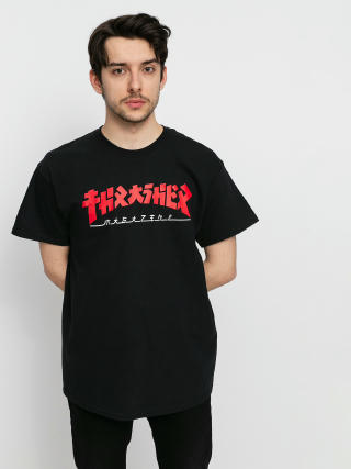 T-shirt Thrasher Godzilla (black)