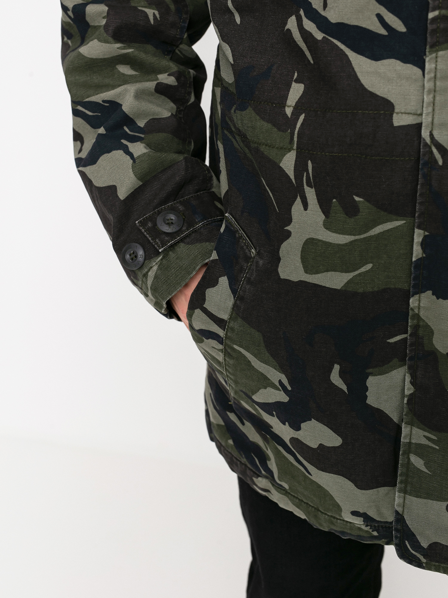 Kurtka RVCA Field Coat (woodland camo)