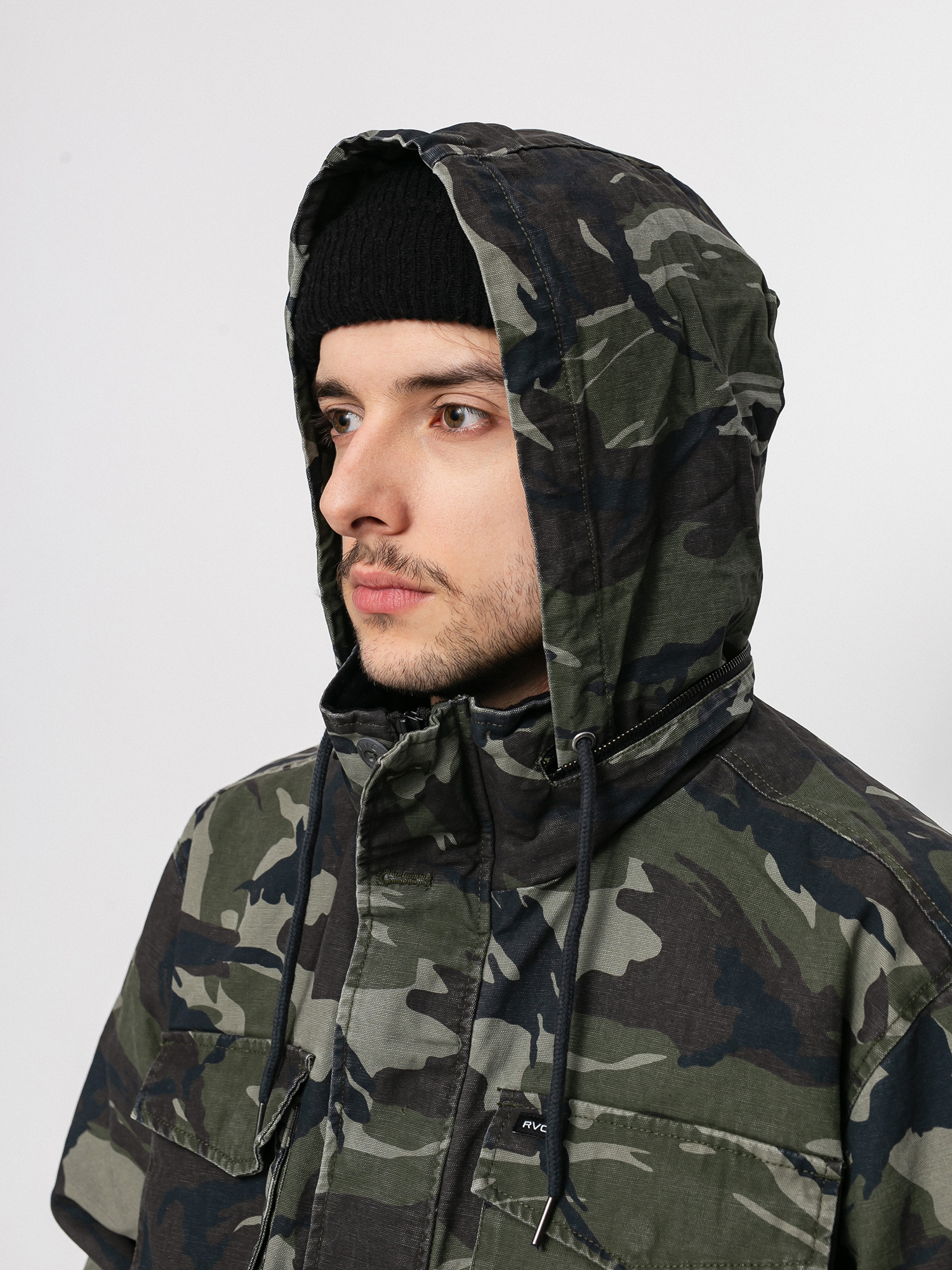 Kurtka RVCA Field Coat (woodland camo)