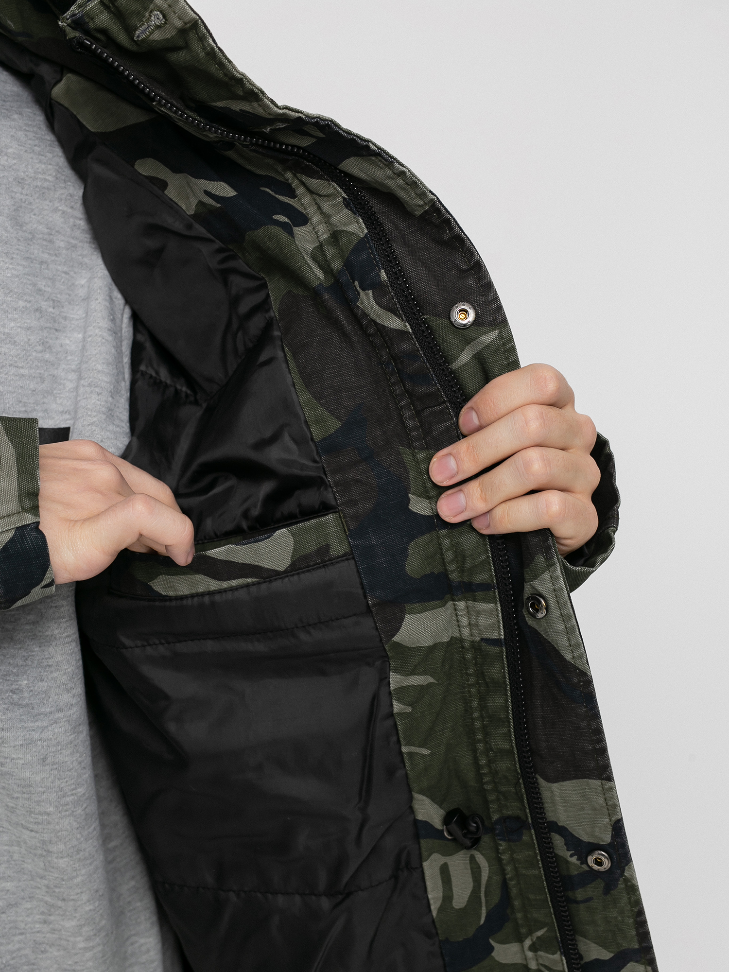Kurtka RVCA Field Coat (woodland camo)