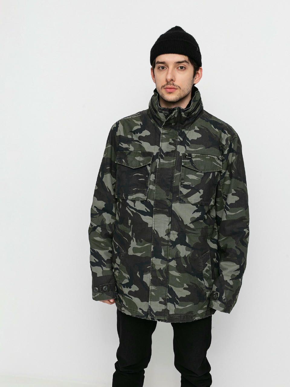 Kurtka RVCA Field Coat (woodland camo)