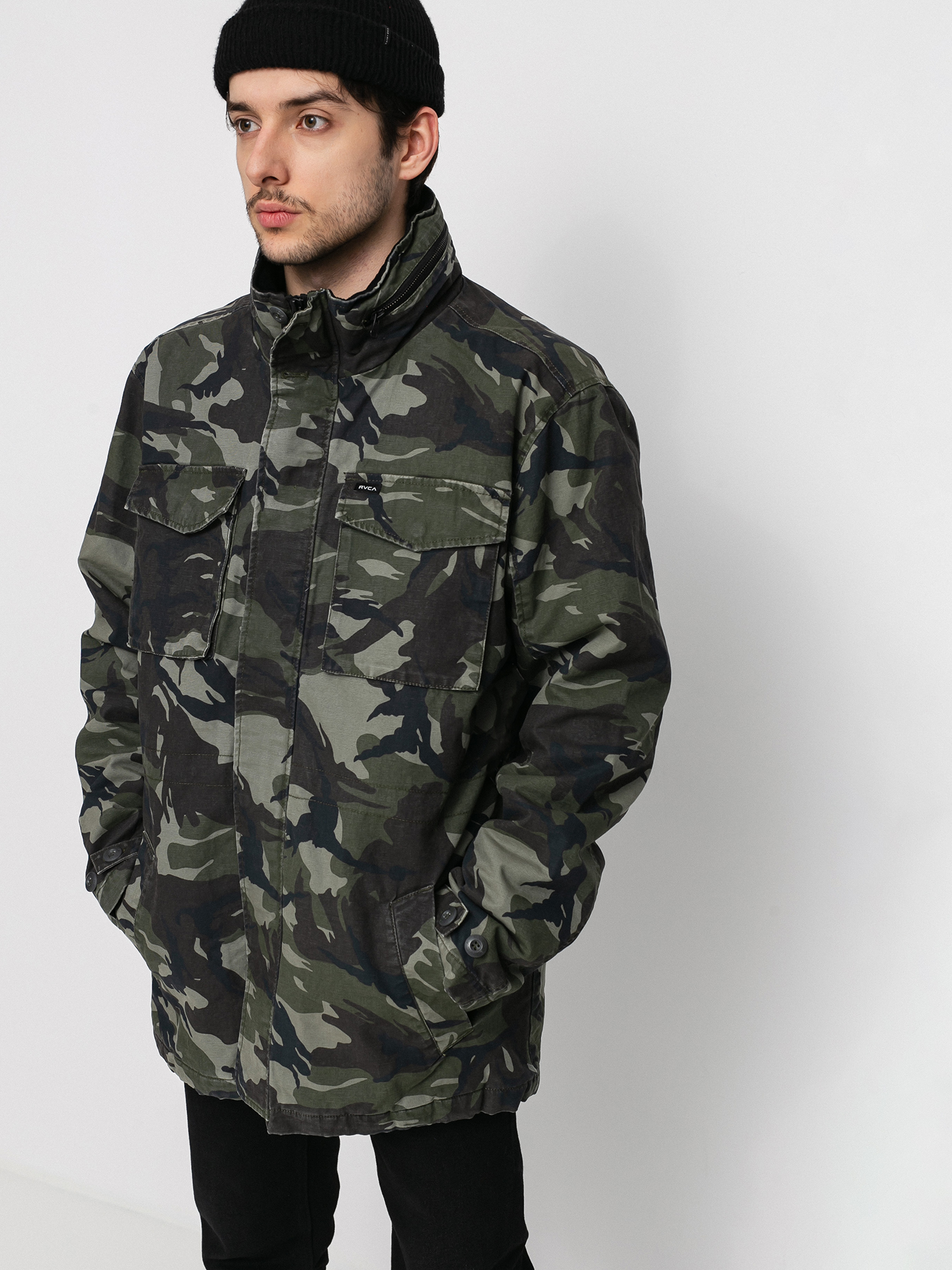 Kurtka RVCA Field Coat (woodland camo)