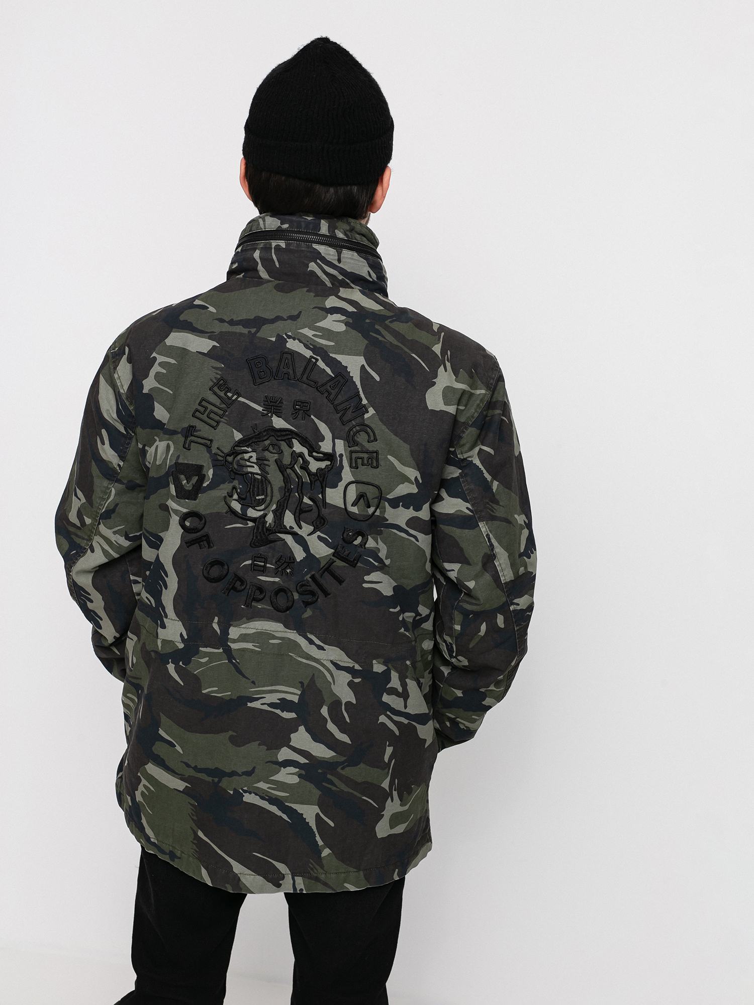 Kurtka RVCA Field Coat (woodland camo)