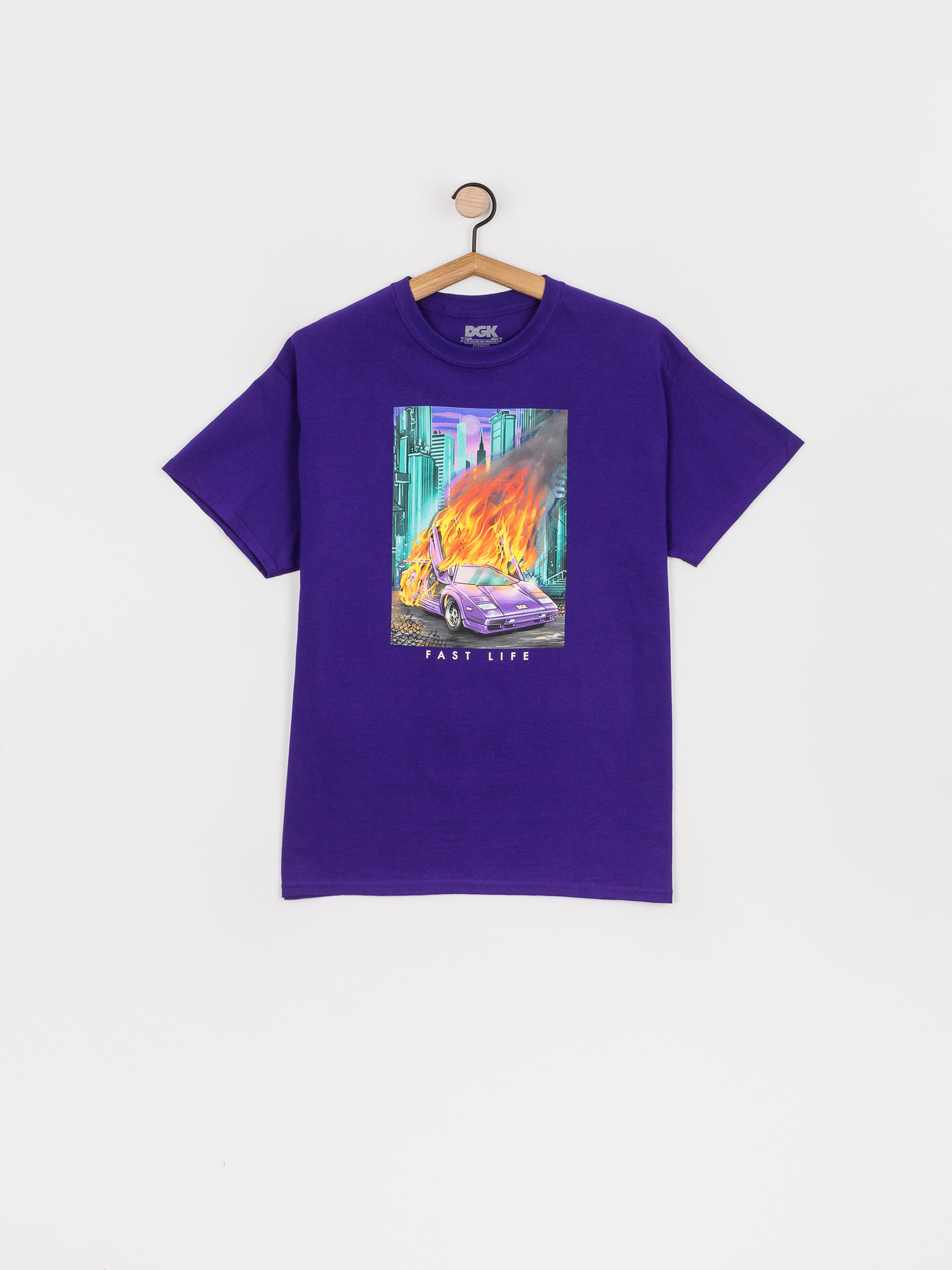 T-shirt DGK Fast Life (purple)